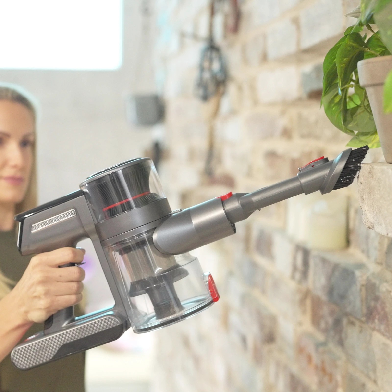 6 MyGenie X-Lite HYDRA Glide Pro Cordless Stick Vacuum Mop Lights HEPA - Grey, 6 of 10