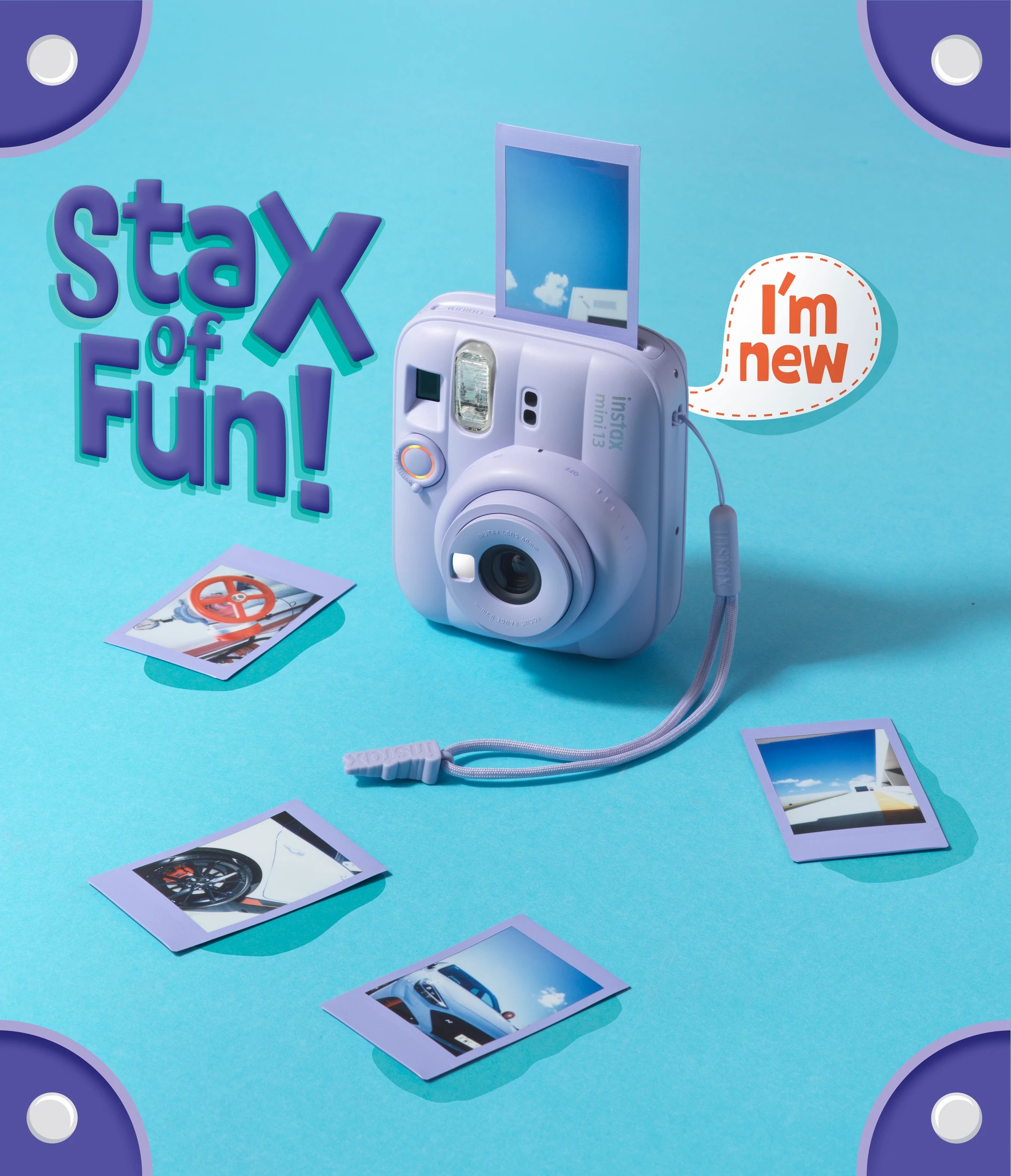 3 Fujifilm Instax Mini 13 Bundle - Dreamy Purple, 3 of 4