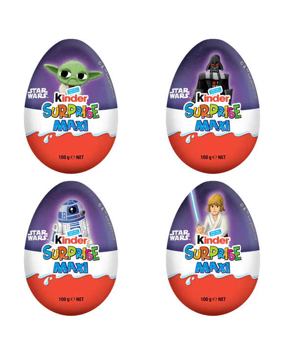 Marvel Avengers Kinder Maxi Surprise Easter Egg 100g - Assorted