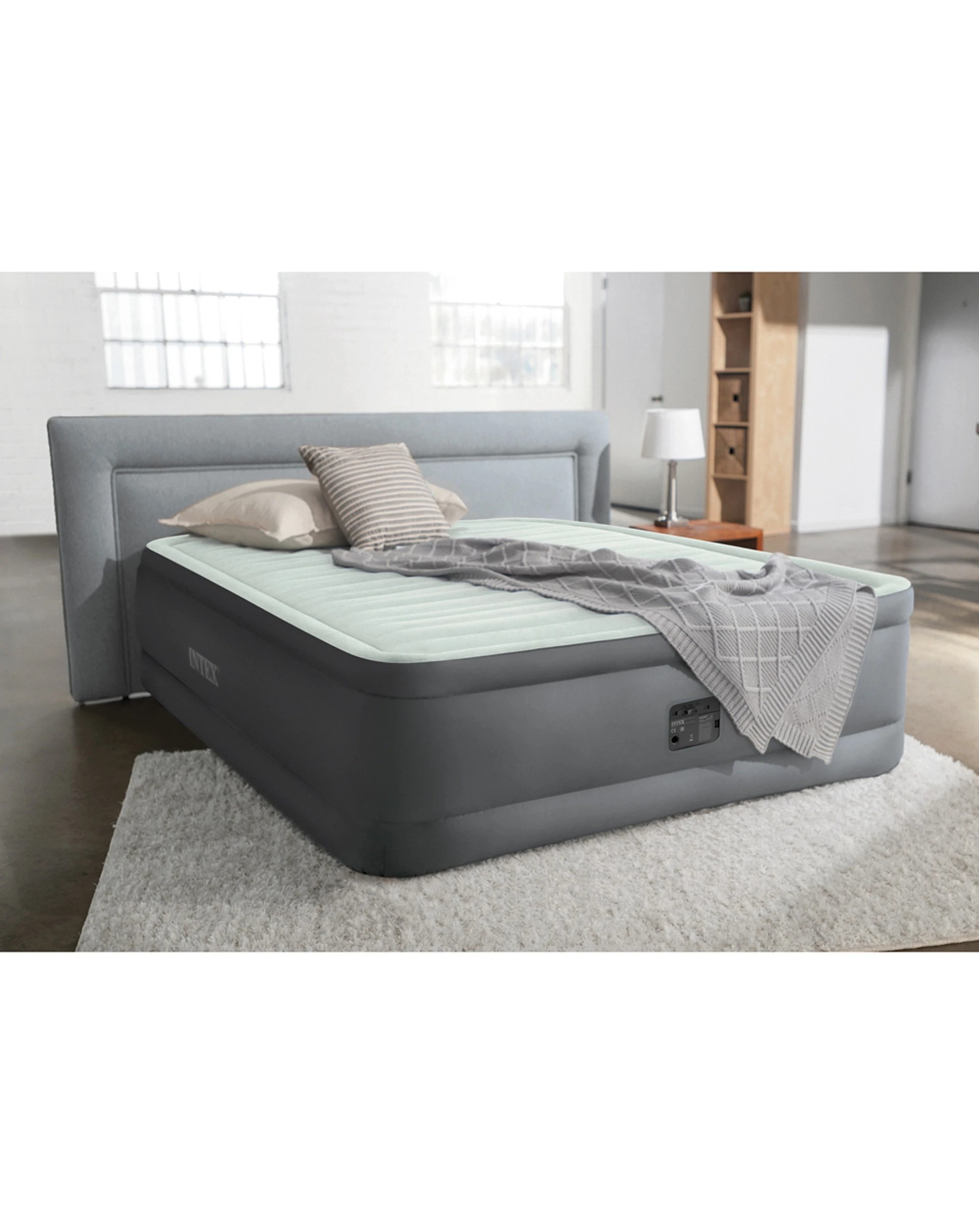 6 Intex PremAire I Elevated Airbed w/ Fiber-Tech - Queen Bed, 6 of 6