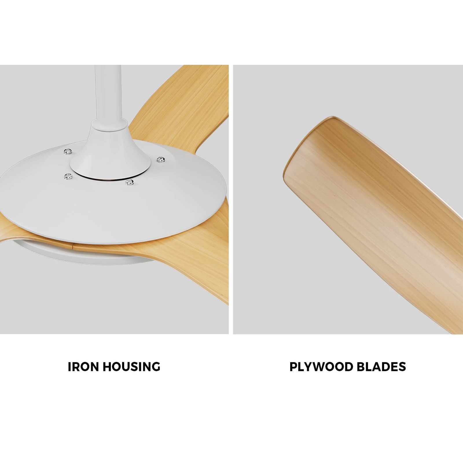 7 Vevare 52" Ceiling Fan DC Motor with Remote 5 Speed, 7 of 10