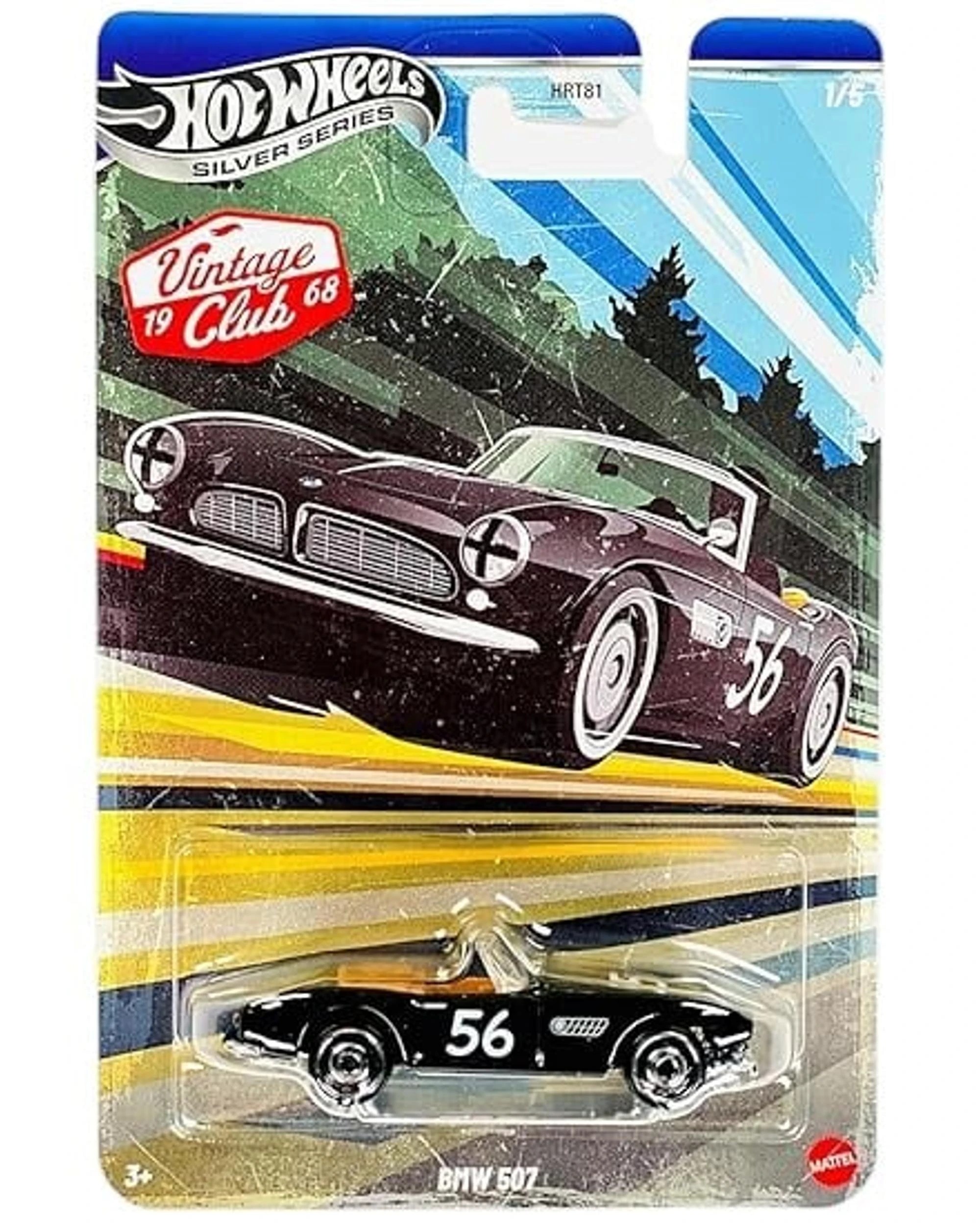 1 Hot Wheels Silver Series 1968 Vintage Club BMW 507, 1 of 1