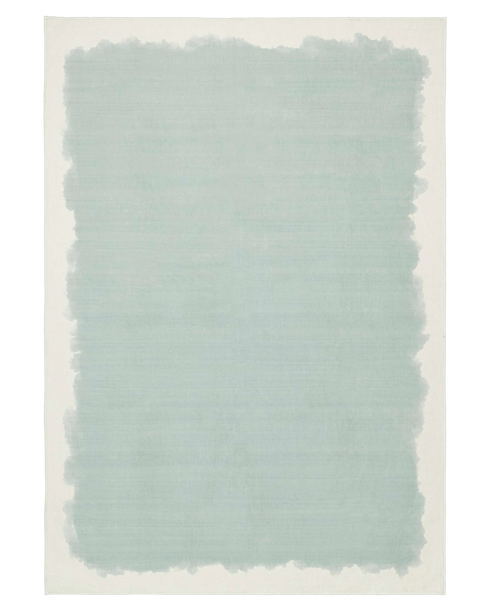 1 Loopsie Foggia Printed Washable Rug-370cm x 270cm - Blue, 1 of 8