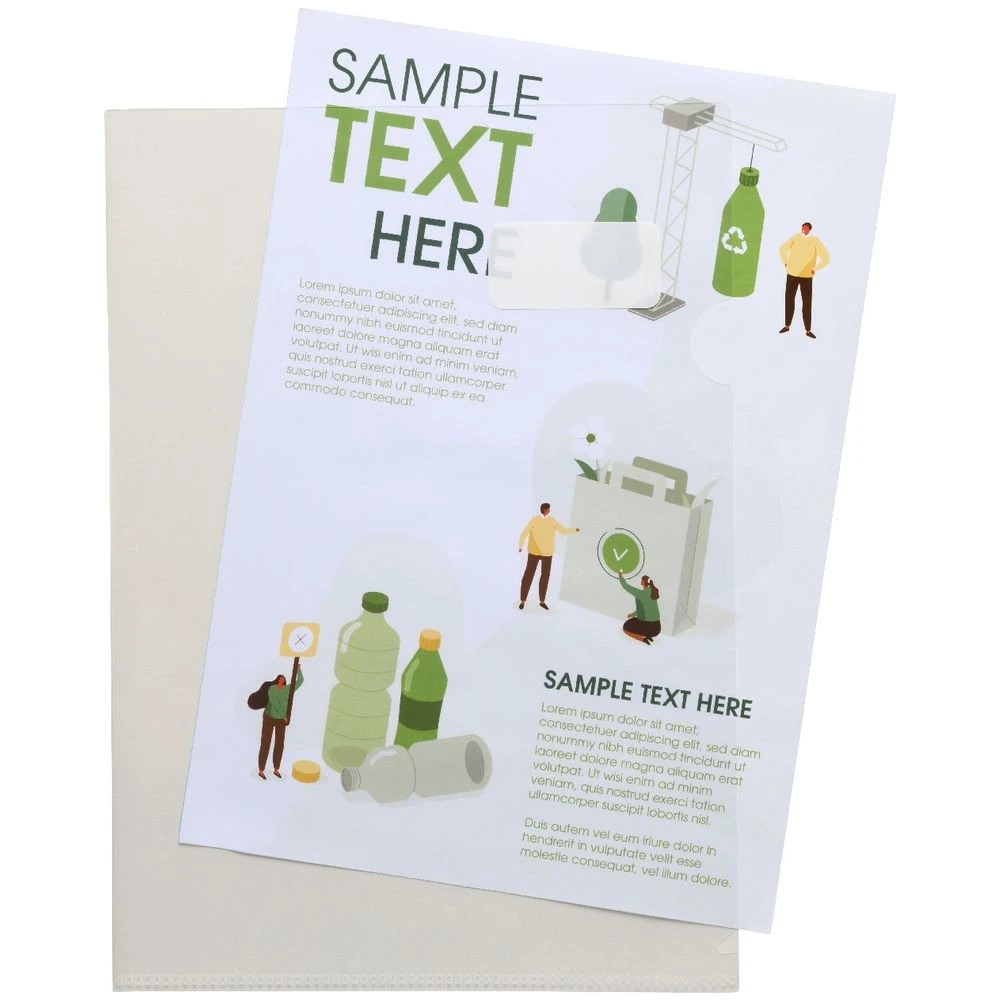 3 J.Burrows A4 Letter Files Clear 10 Pack, 3 of 3