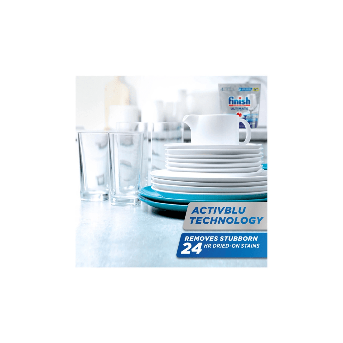 5 18pc Finish Powerball Ultimate All-in-One Dishwashing Tablets Lemon Sparkle, 5 of 10