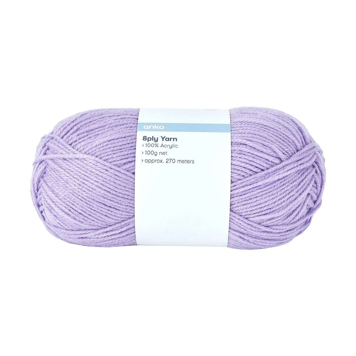 1 8 Ply Classic Acrylic Yarn - Lilac, 1 of 6
