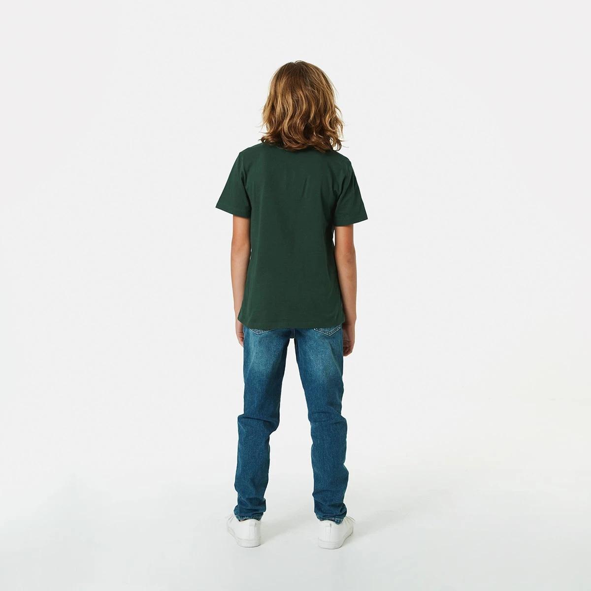 6 Short Sleeve Plain T-shirt SYCAMORE, 6 of 8