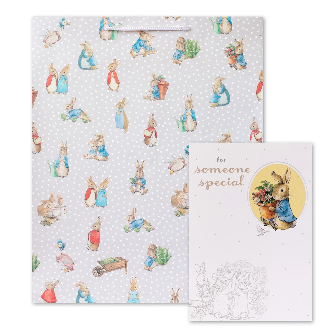 1 Hallmark Peter Rabbit Gift Bag and Card Combo - Large, 1 of 4