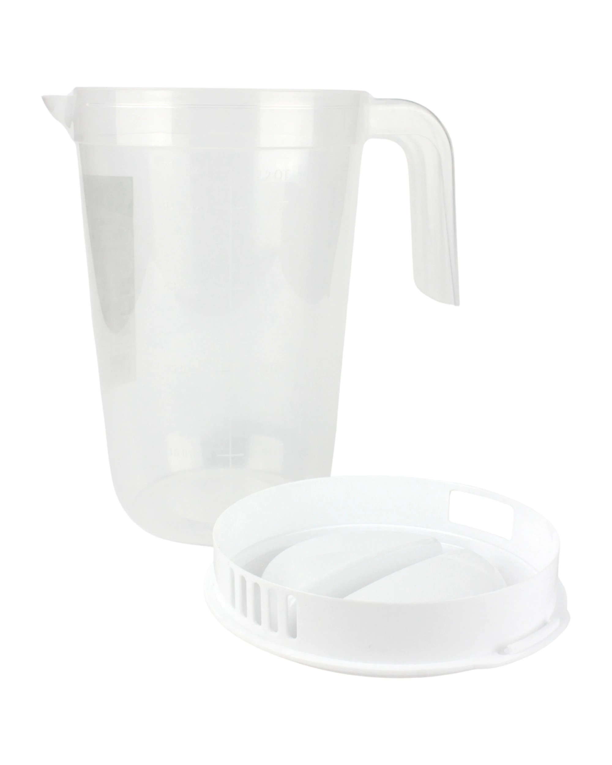 2 Spice Kitchen Clear Water Jug With Lid 2 Litre - Clear, 2 of 4