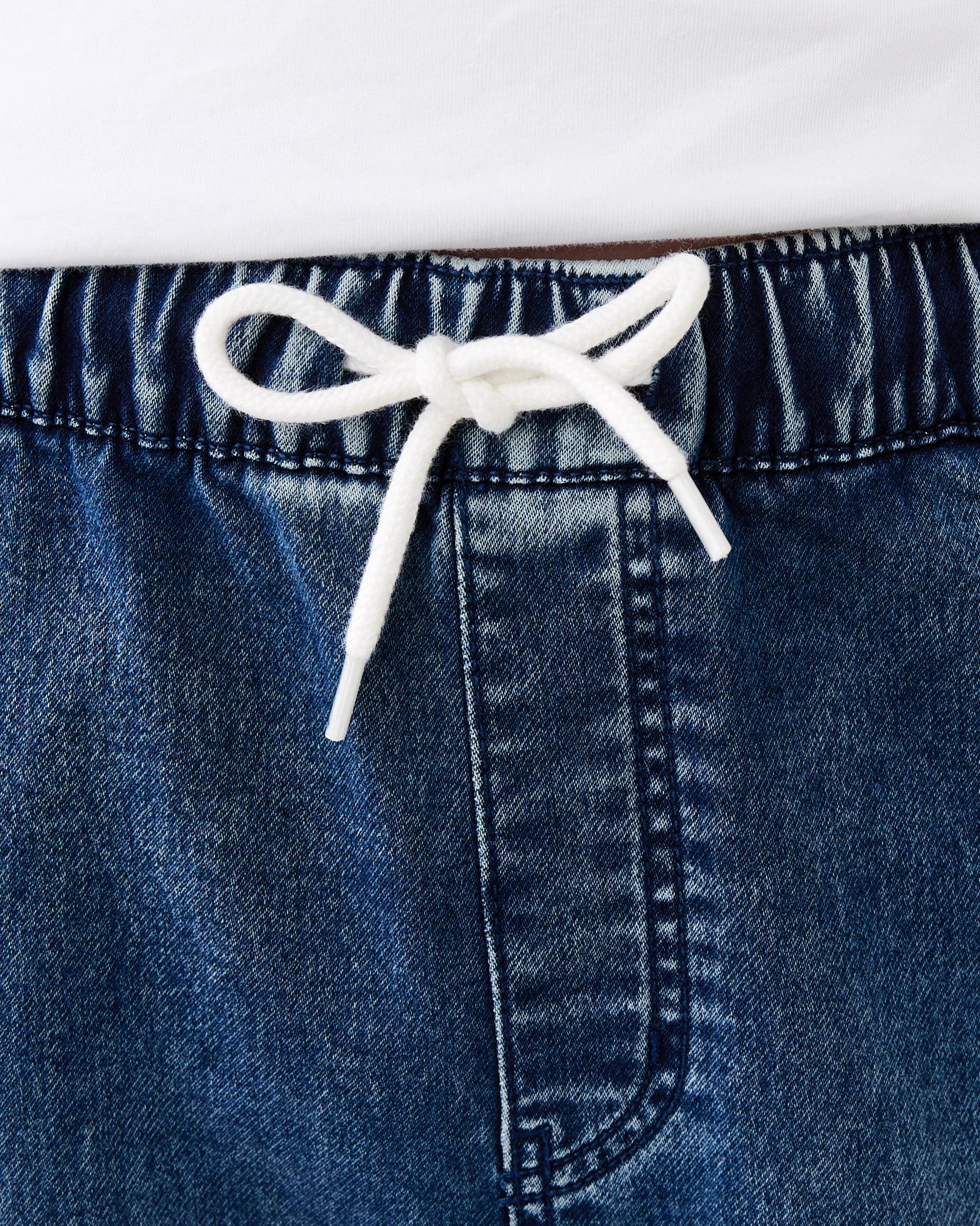 3 Denim Joggers Mid Wash, 3 of 7