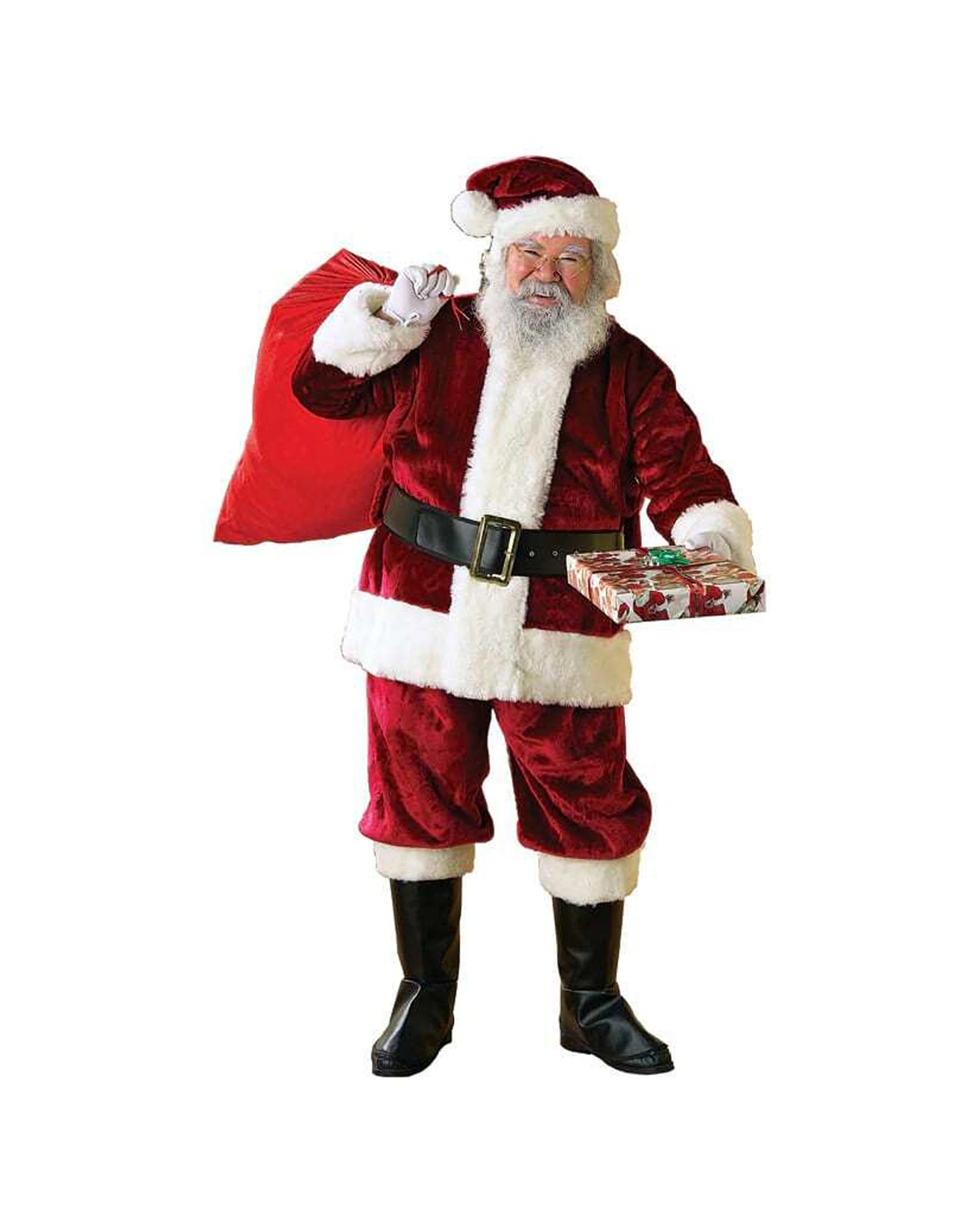 1 Rubies Santa Suit Crimson Regency Deluxe Costume Size 3xl - Velvet Christmas Outfit - Red, 1 of 3