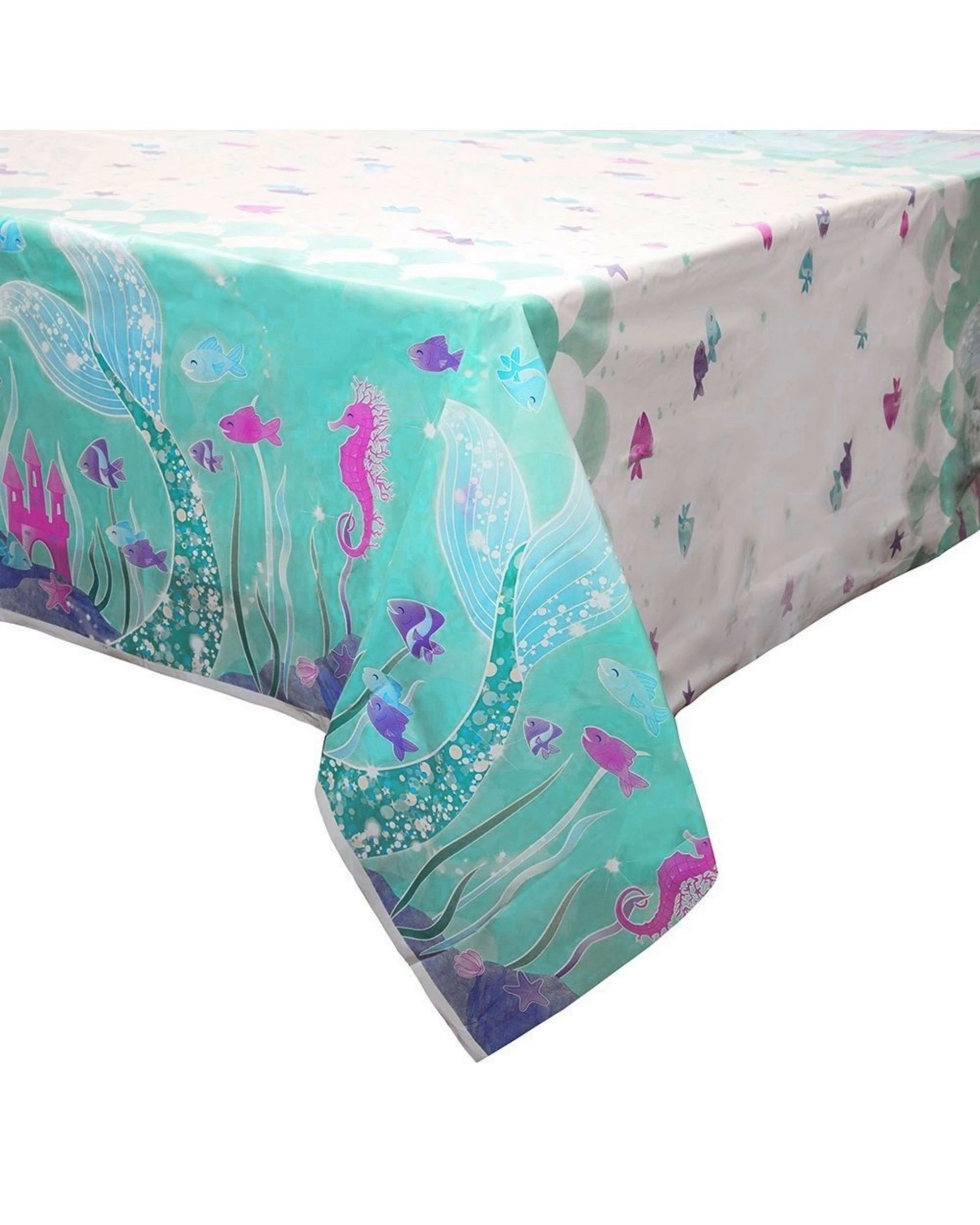1 Unique Mermaid Plastic Tablecloth, 1 of 3