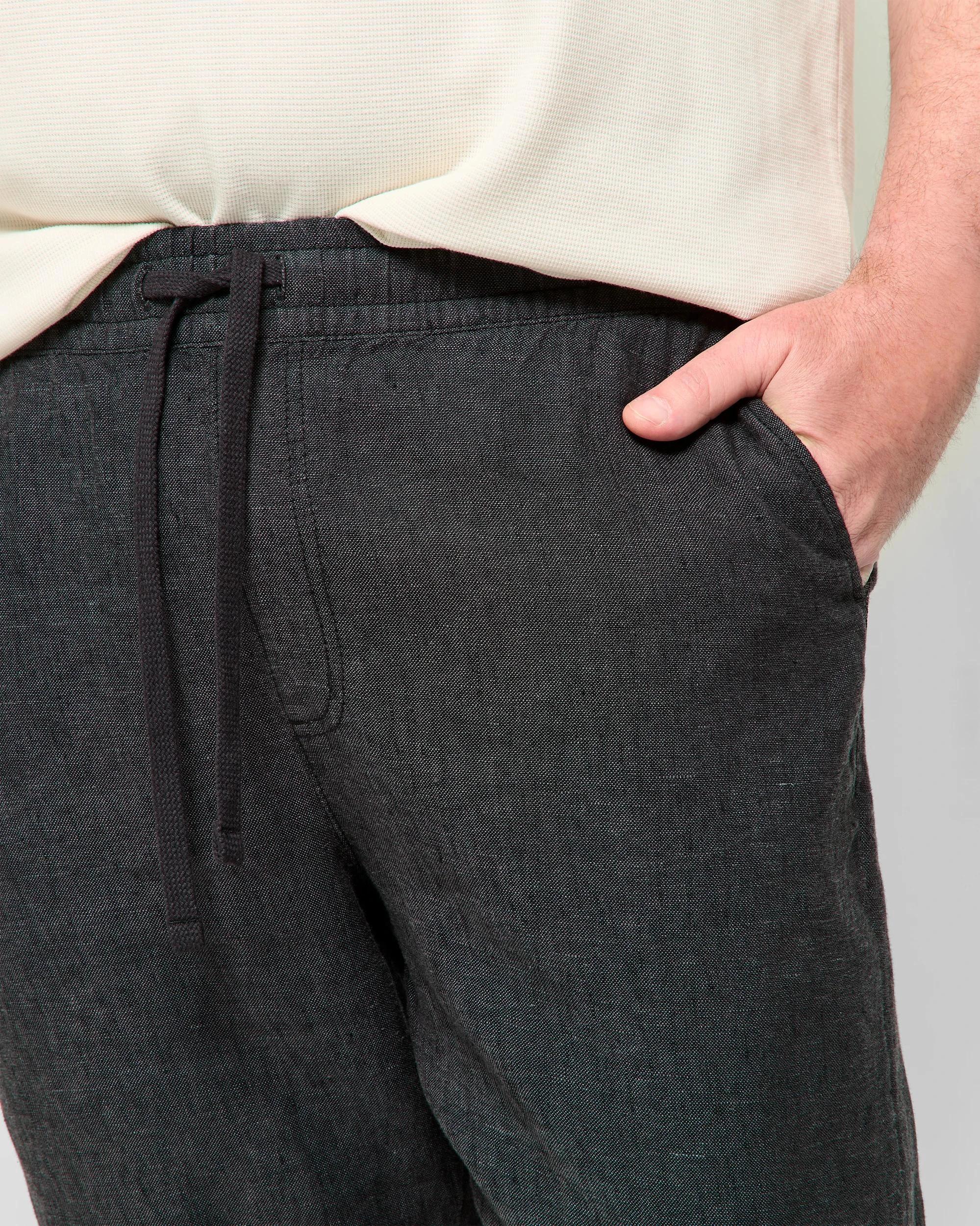 5 Target Man Plus Plus Size European Linen Pants BLACK, 5 of 5