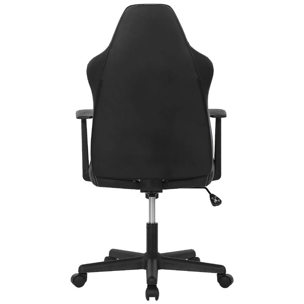 4 Typhoon Bolt Gaming Chair Black/White Ergonomic Chairs and Desk Chairs, 4 of 10