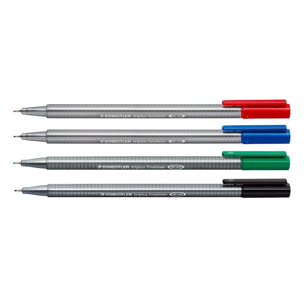 2 Staedtler Triplus Fineliners 0.3mm Assorted 4 Pack, 2 of 10