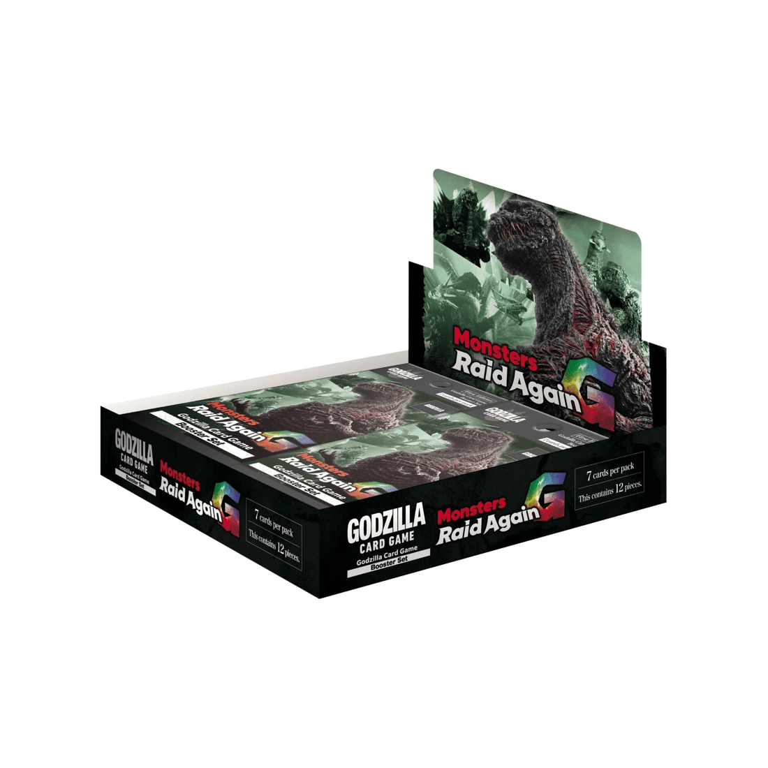 1 Bushiroad Creative Godzilla Card Game: Set #2 G Monsters Raid Again Booster Box, 1 of 2