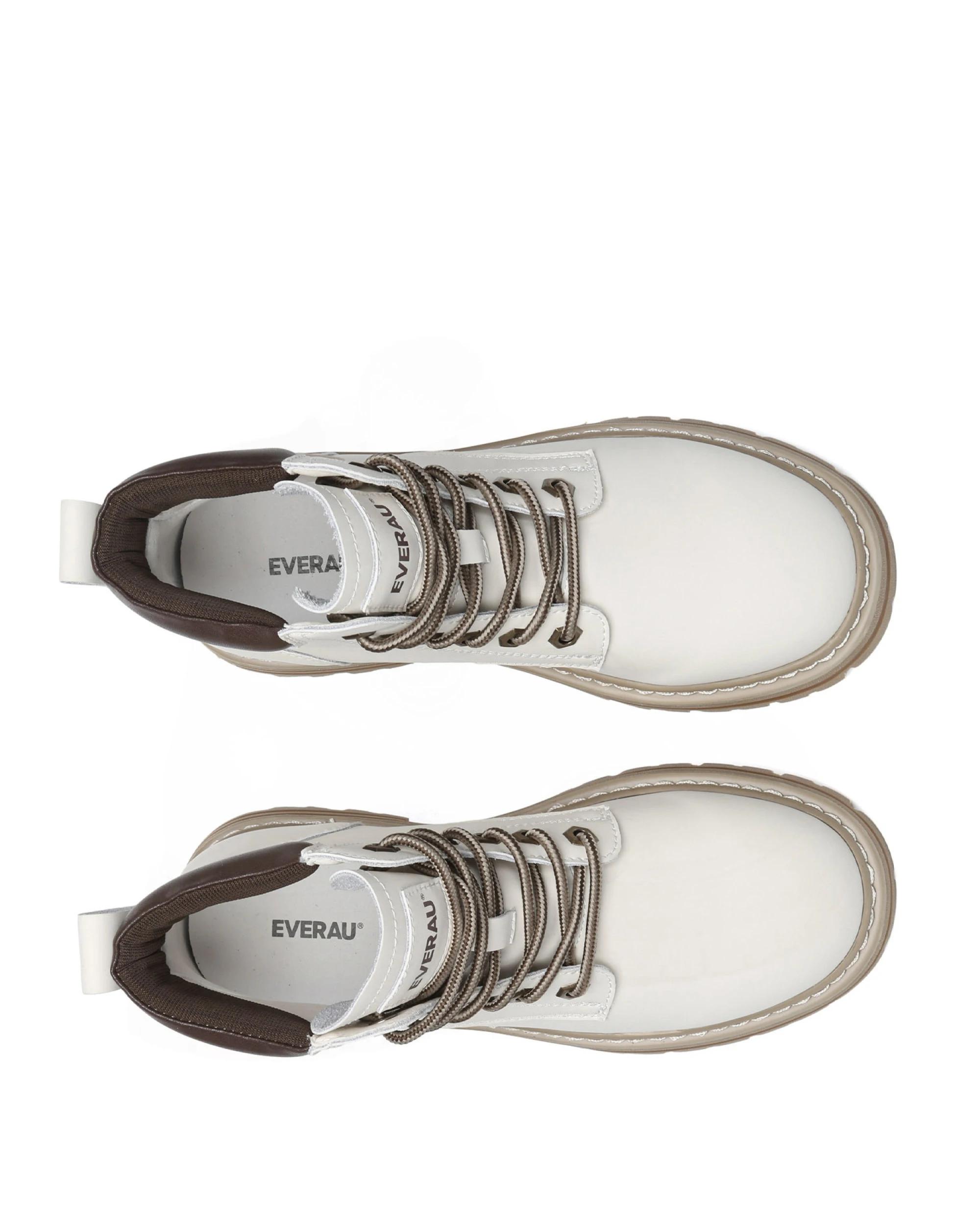 5 Everau Unisex Stephanie Boots CREAM, 5 of 5