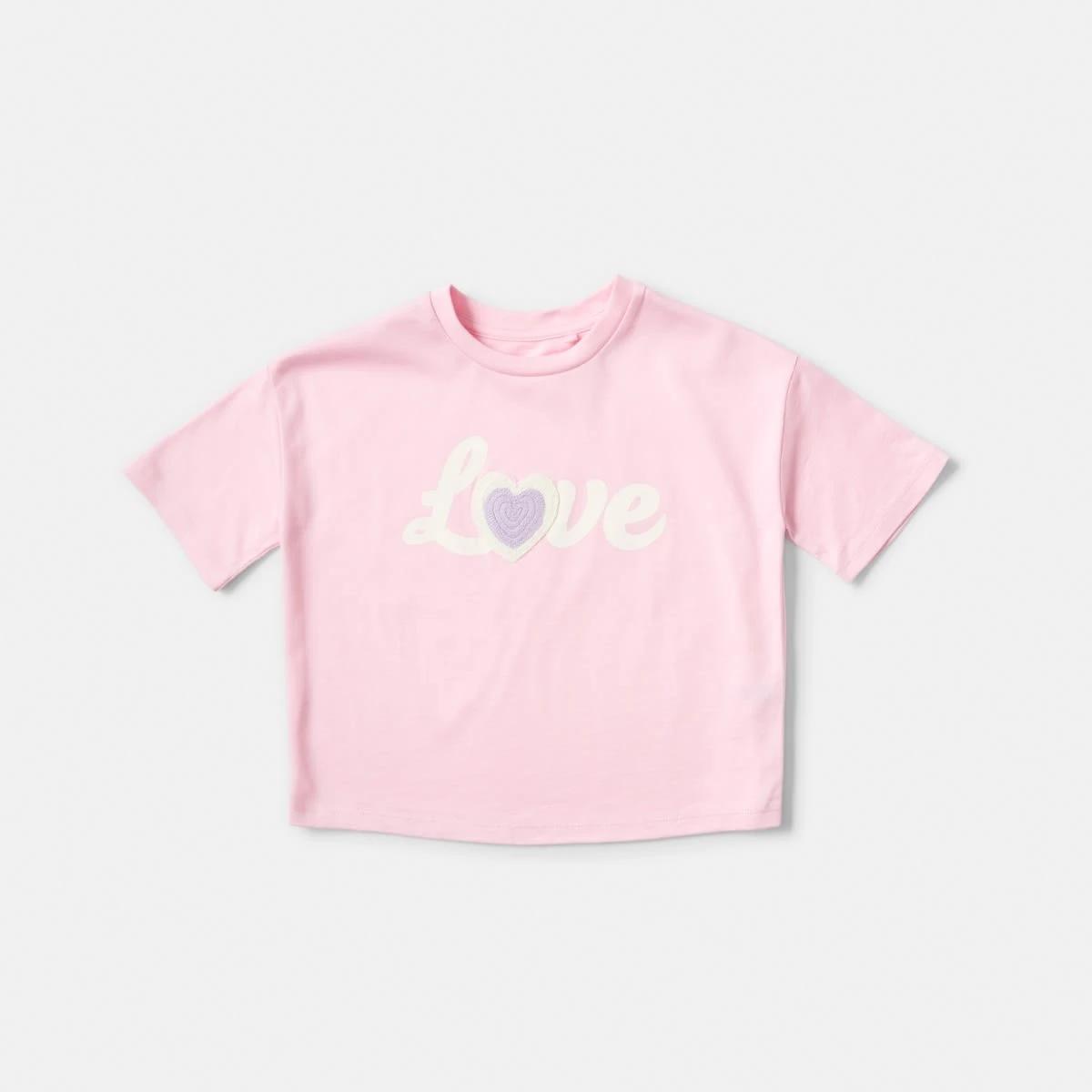 7 Short Sleeve Oversized Applique T-shirt Love, 7 of 8