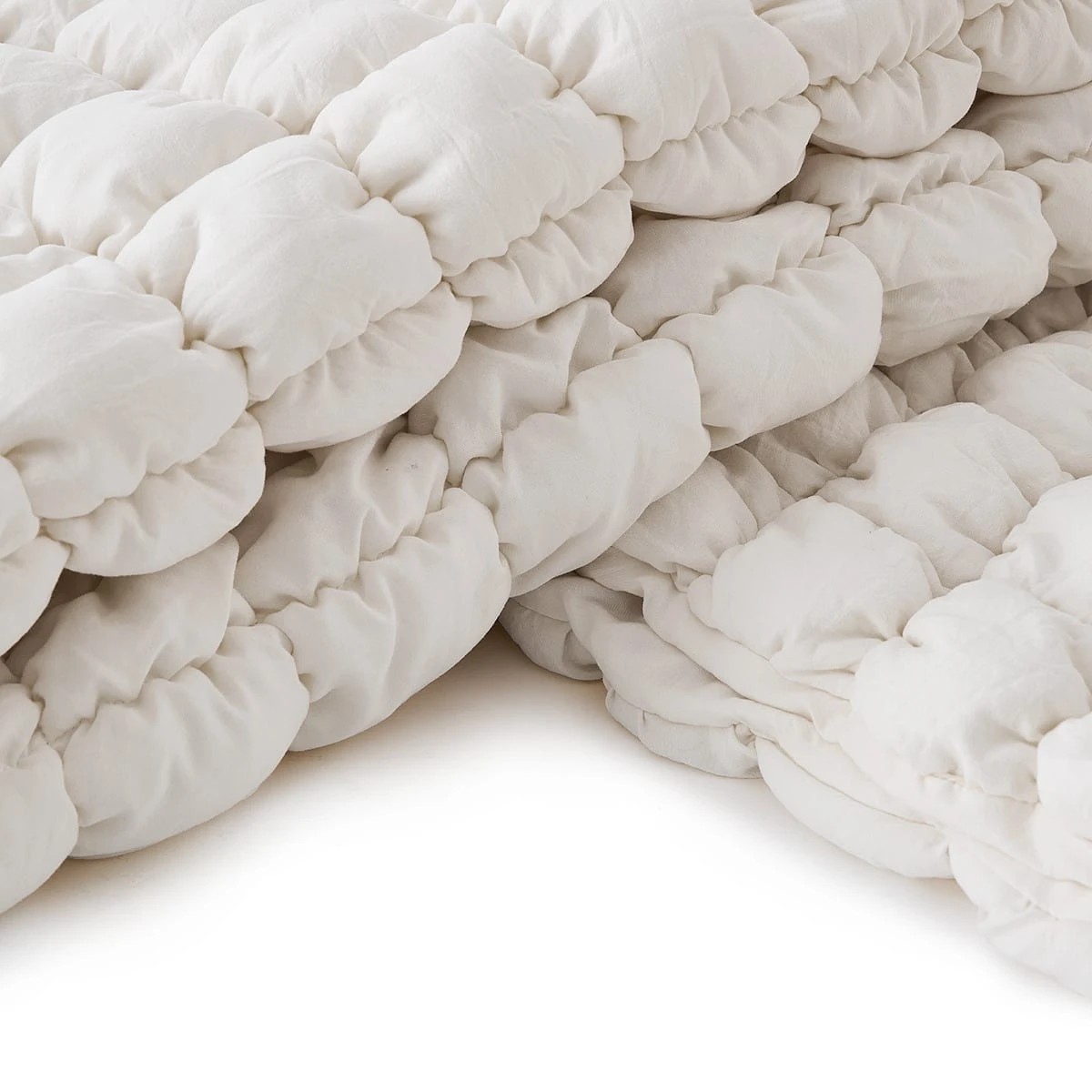 6 Marshmallow Quilt Cover Set - Queen Bed, White, 6 of 6