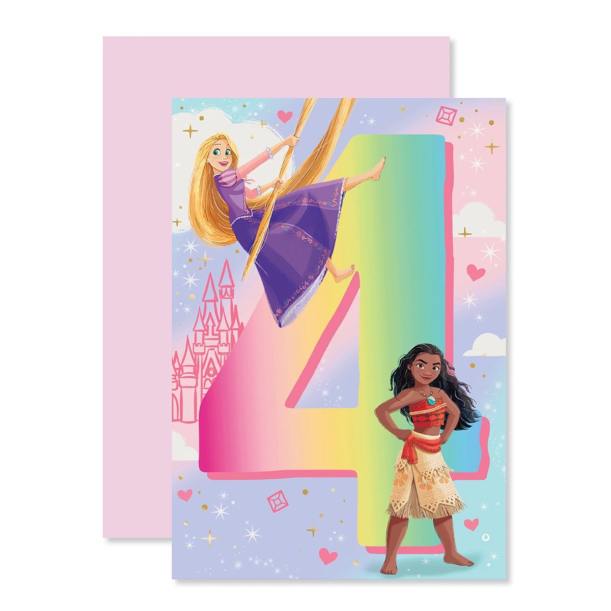 1 Connections from Hallmark 4th Birthday Card - Disney Princess, 1 of 3