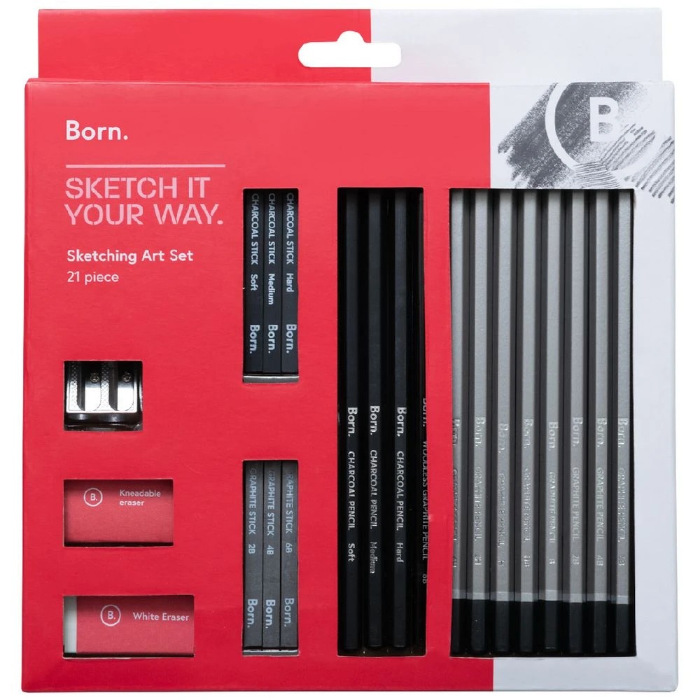 1 Born Sketch Set 21 Pack, 1 of 2