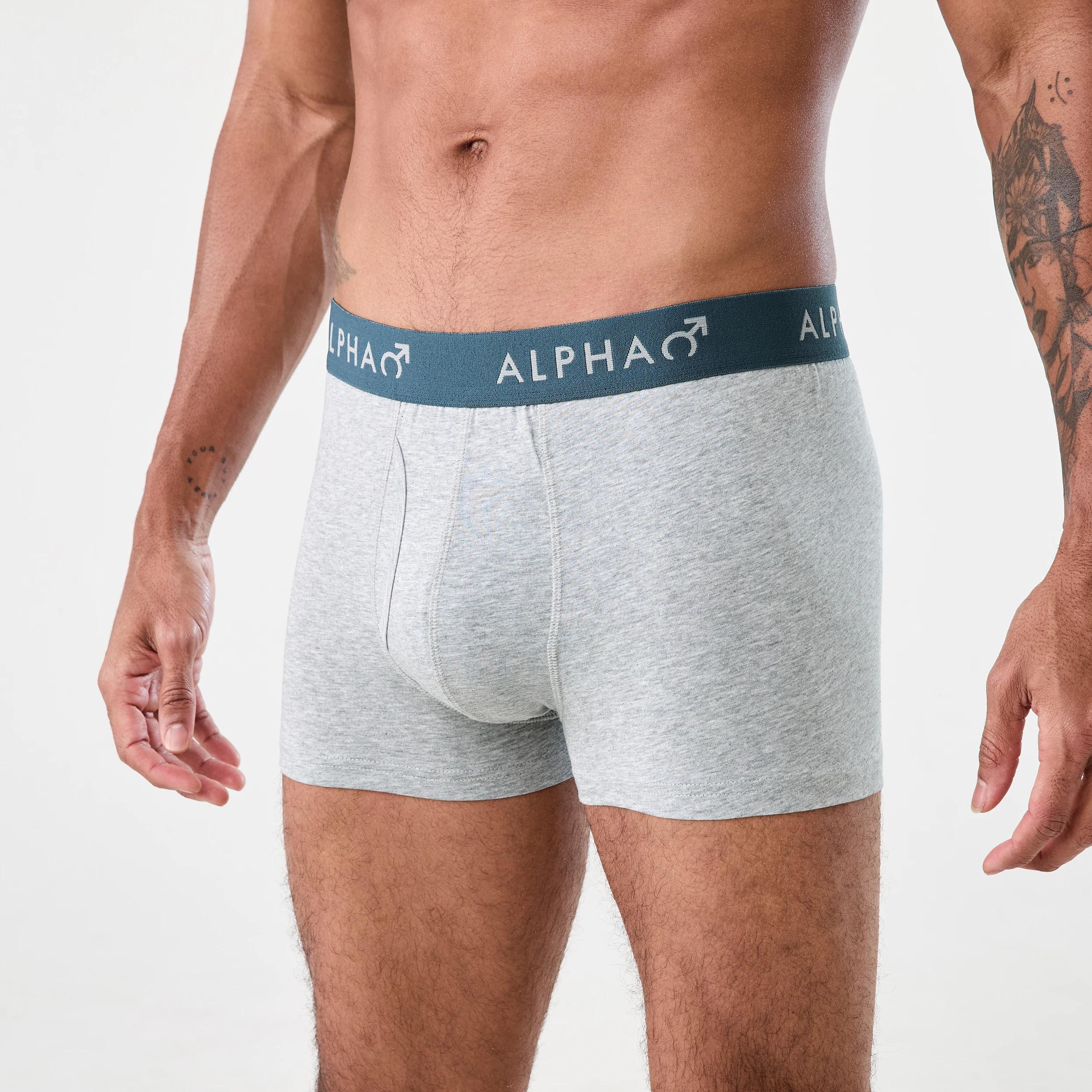 5 3 Pack Colour Elastic Trunks GREY, BLUE DUST, 5 of 8