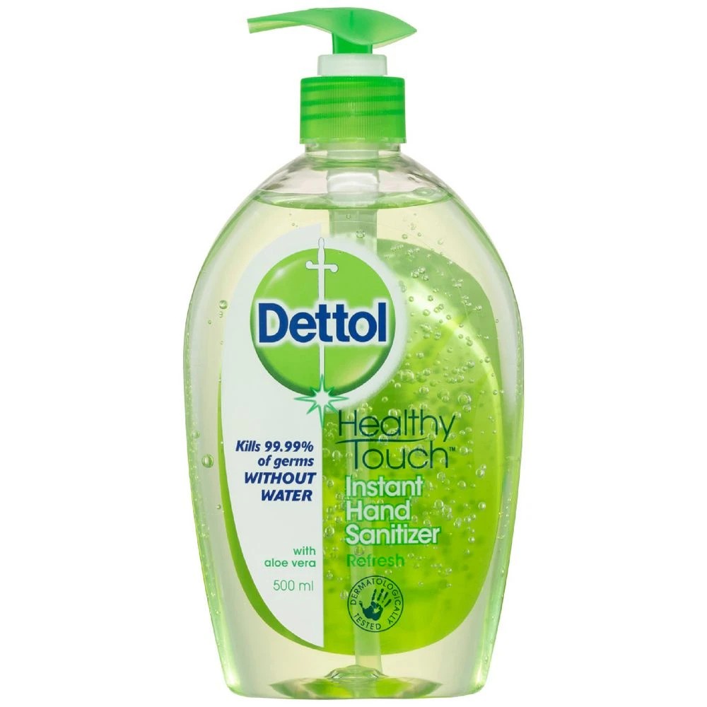 1 Dettol Instant Hand Sanitiser Pump 500mL, 1 of 2