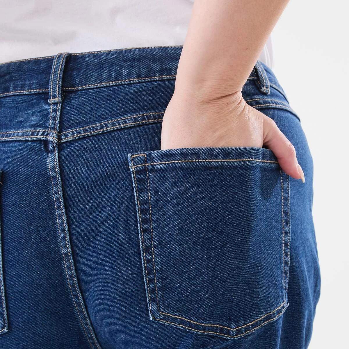 4 Curve Mum Jeans Mid Wash, 4 of 6