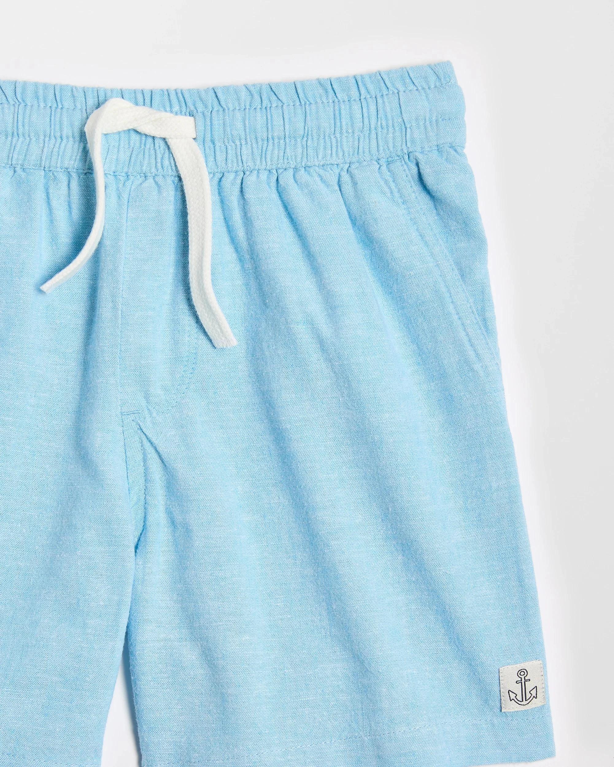 2 Target Chambray Shorts BLUE, 2 of 3