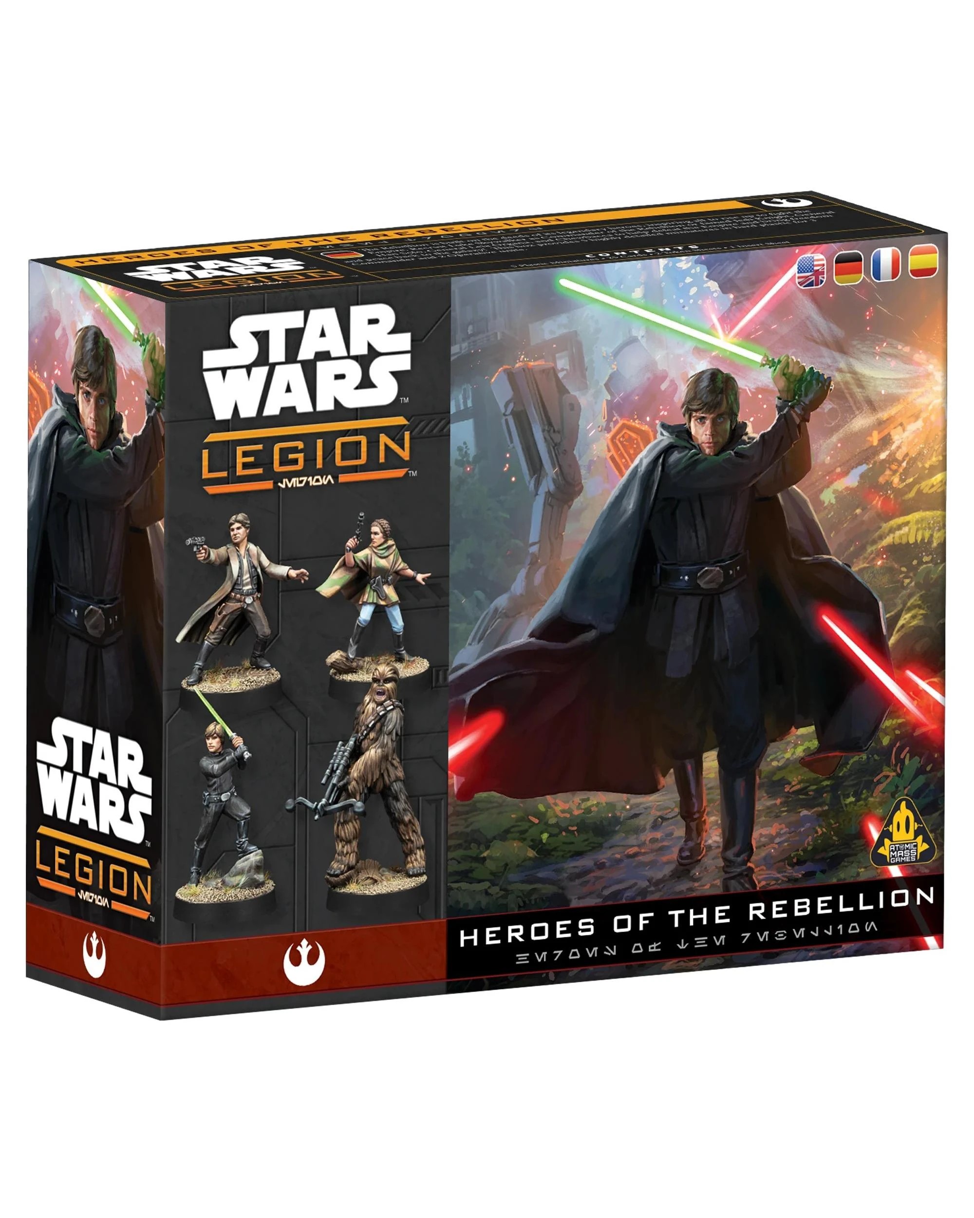 1 Star Wars: Legion Heroes of the Rebellion Character Pack, 1 of 4