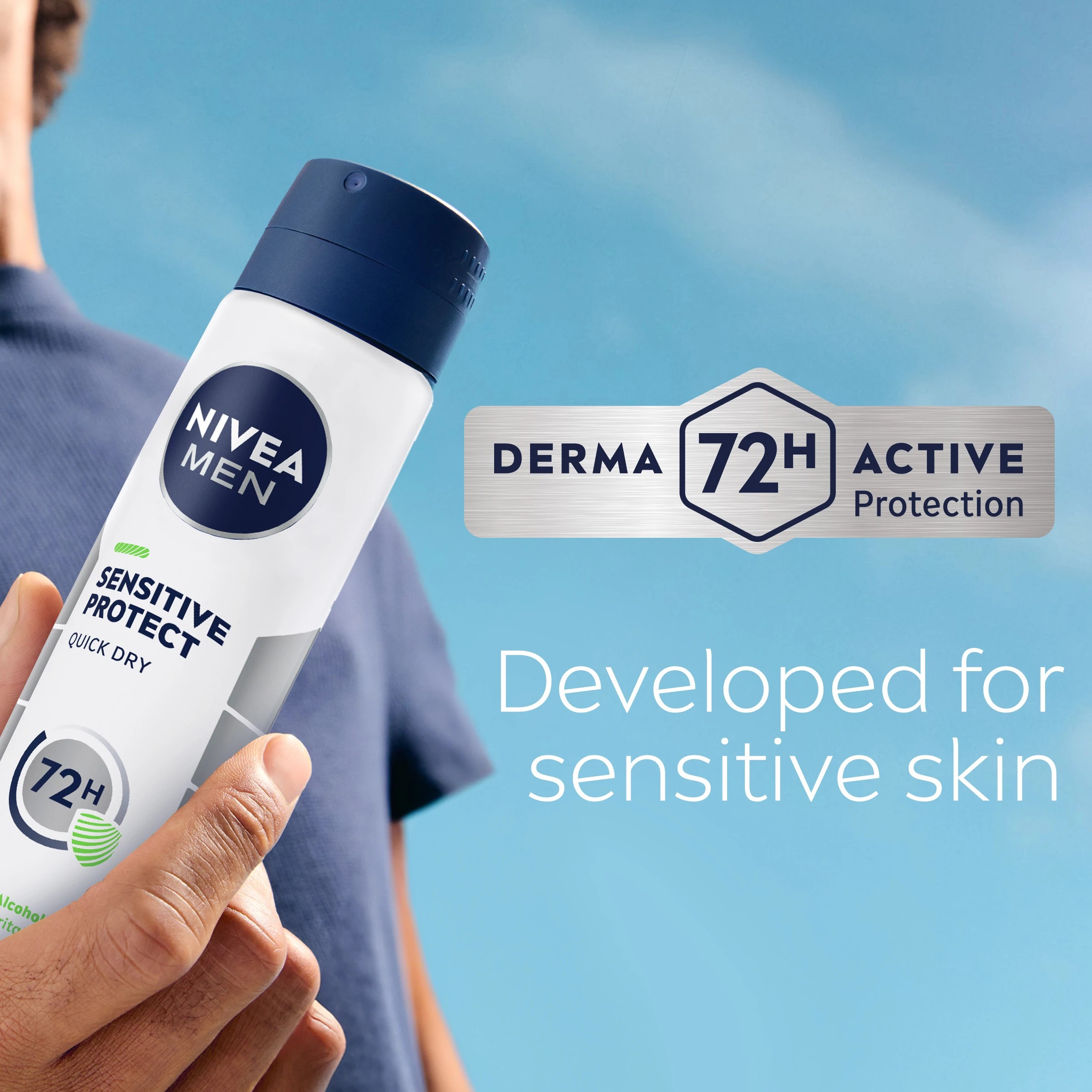 3 Nivea Men Sensitive Protect 48-Hour Anti-Perspirant, 3 of 8