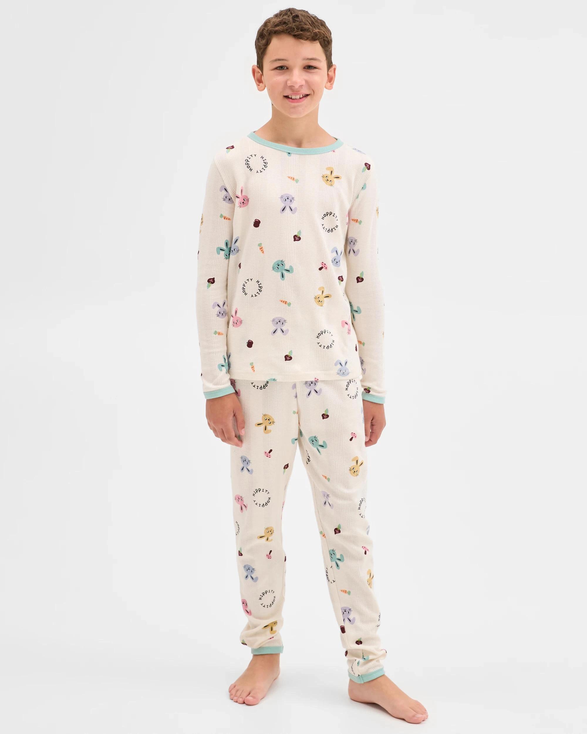 2 Target Kids Family Matching Australian Cotton Easter Older Kids Pyjama Set - Bunny Head BUNNY HEAD, 2 of 10