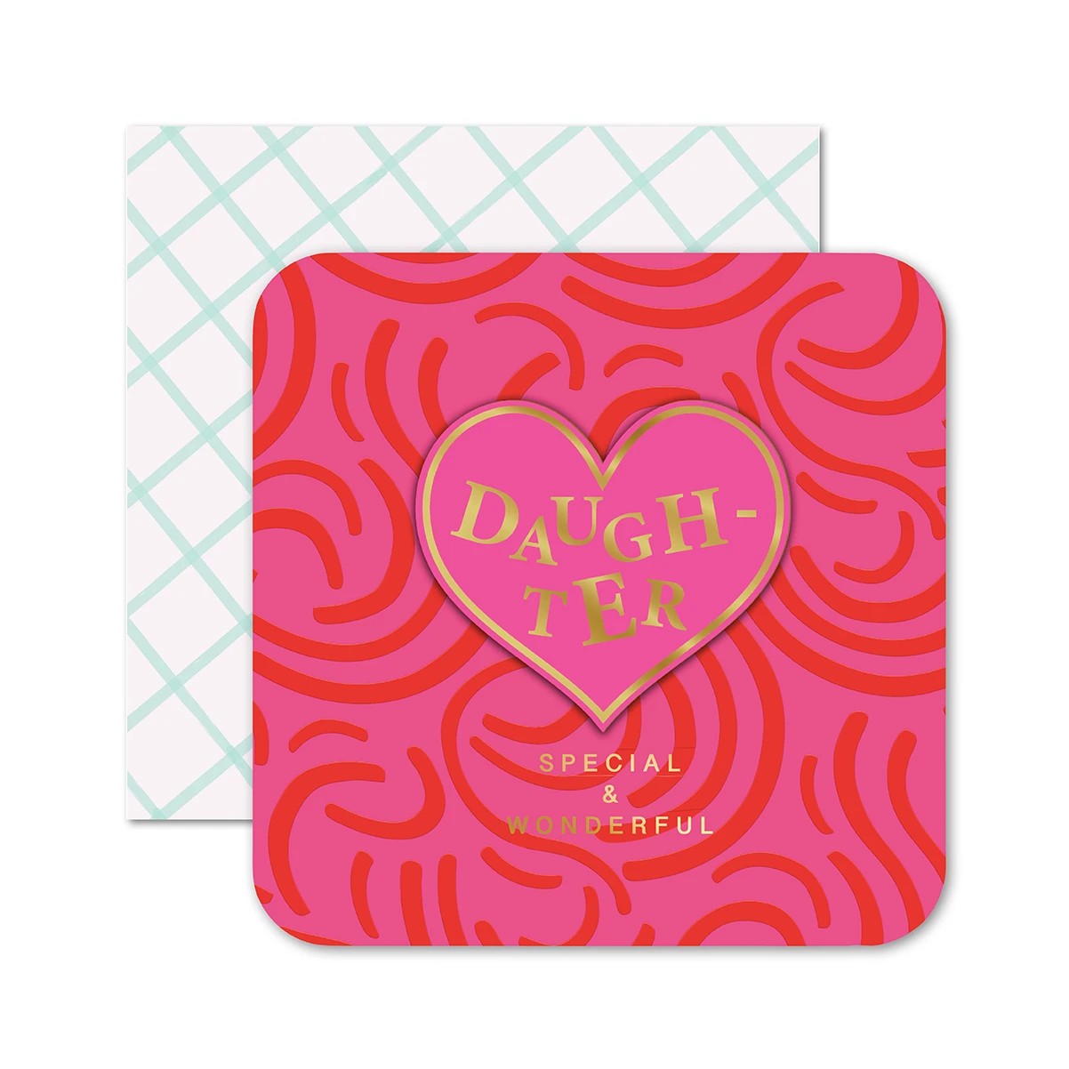 1 Hallmark Birthday Card for Daughter - Neon Pattern, 1 of 3