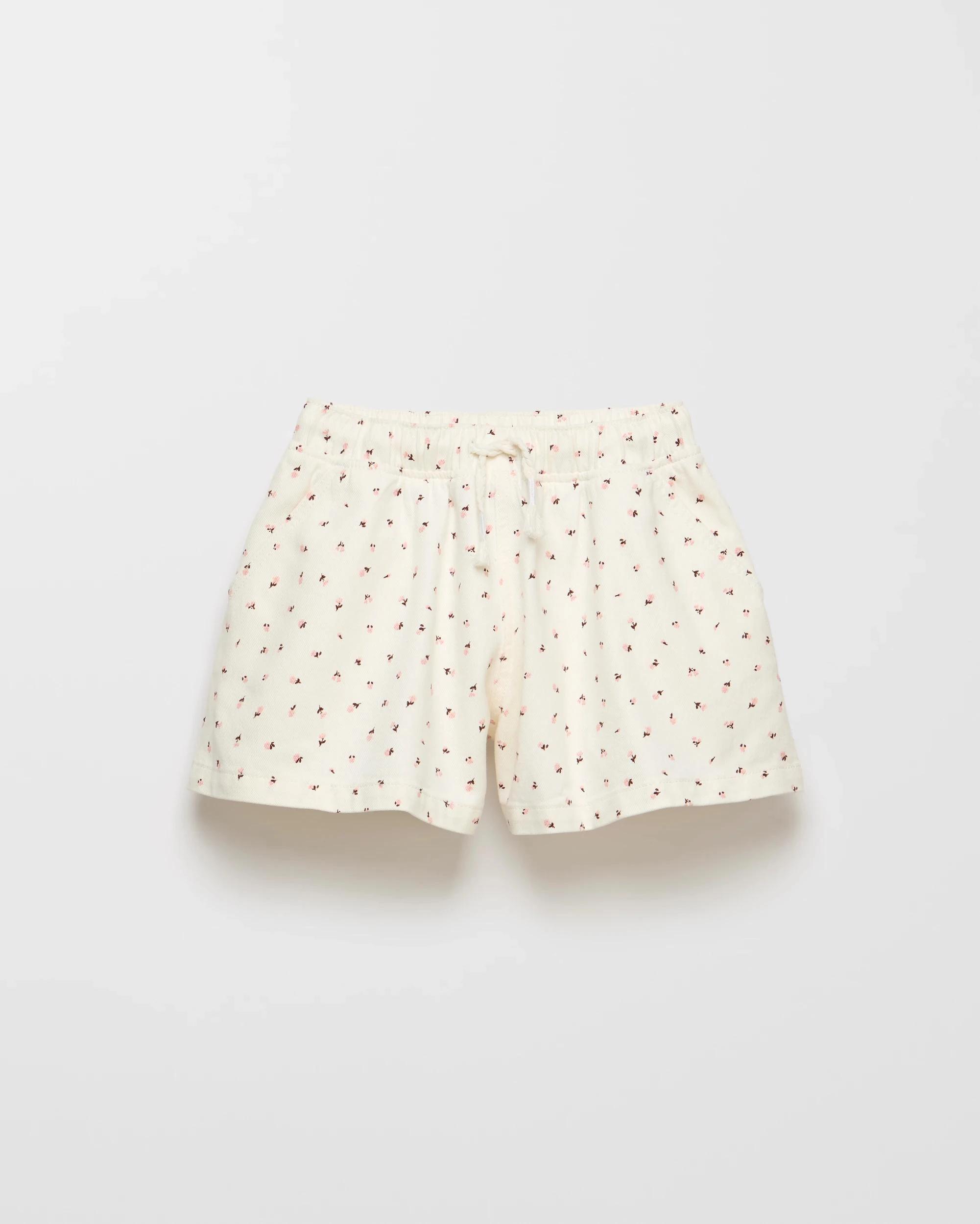 1 Target Fashion Swing Shorts BRILLIANT WHITE AOP, 1 of 2