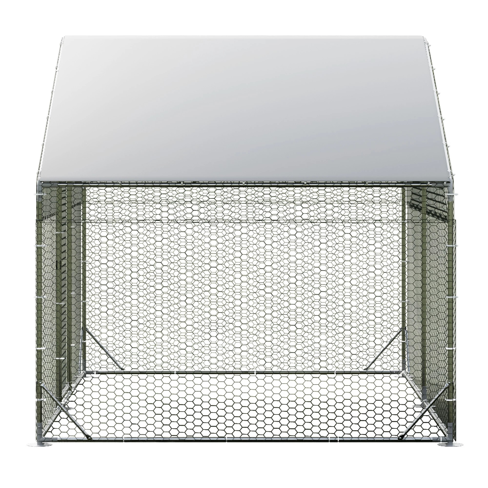 2 Pawz 200X300X195Cm Large Metal Walk-In Chicken Coop Cage, 2 of 9