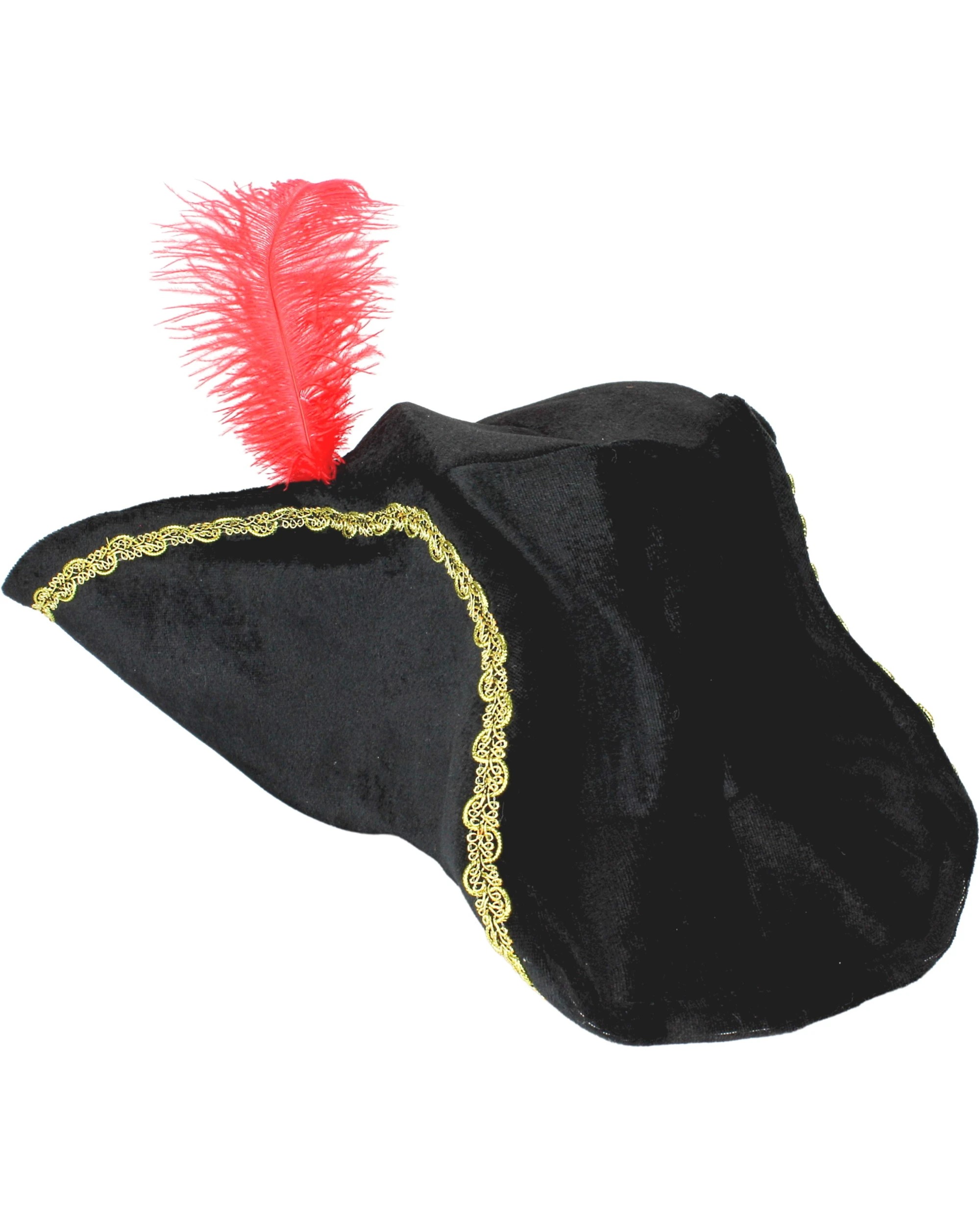 1 Amscan Buccaneer Red Feather Hat, 1 of 1