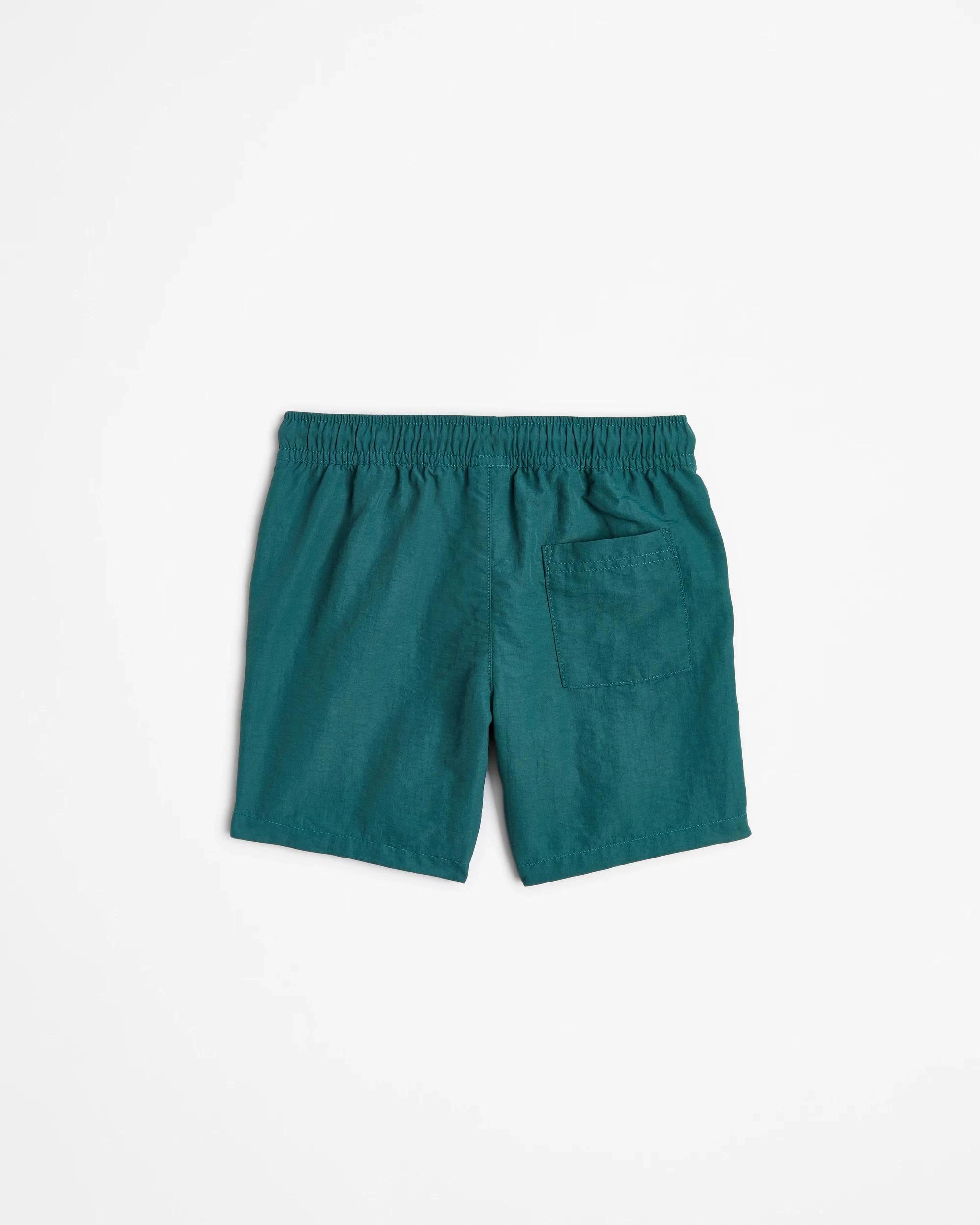 3 Target Nylon Volley Shorts TEAL, 3 of 3