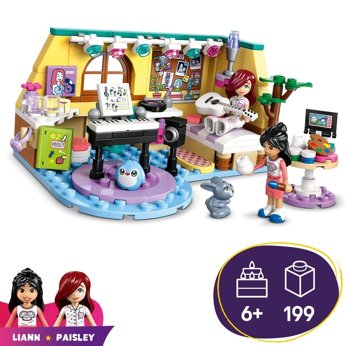 4 LEGO Friends Paisley's Room 42647, 4 of 10
