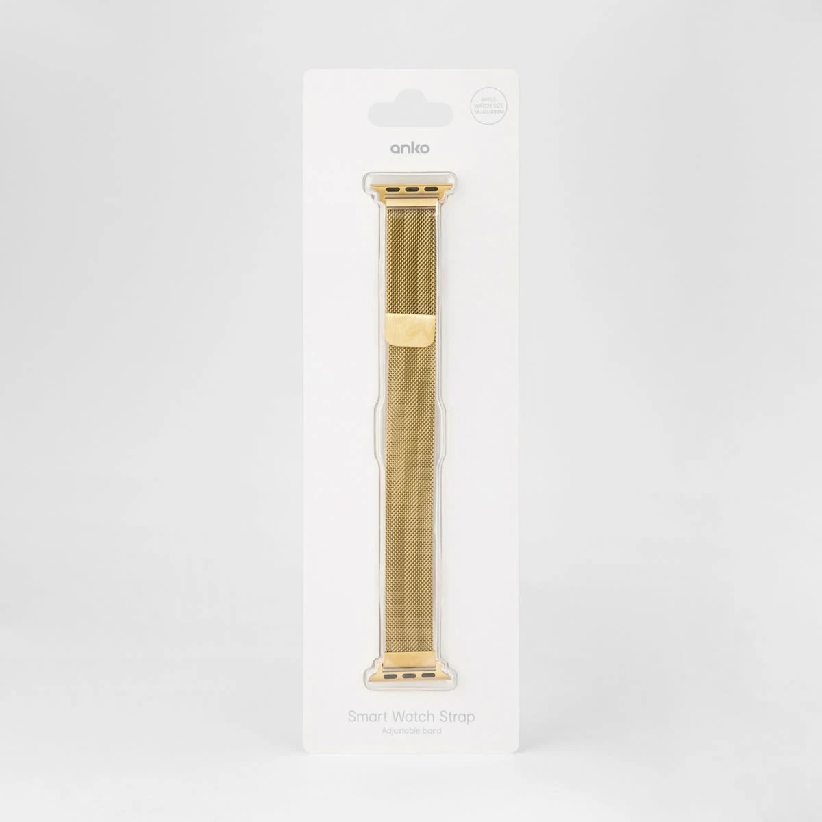 3 Smart Watch Strap - Gold Tone Mesh, 3 of 3