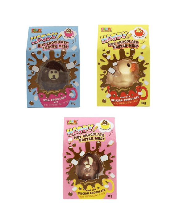 Park Avenue Happy Hot Chocolate Easter Melt 45g - Assorted