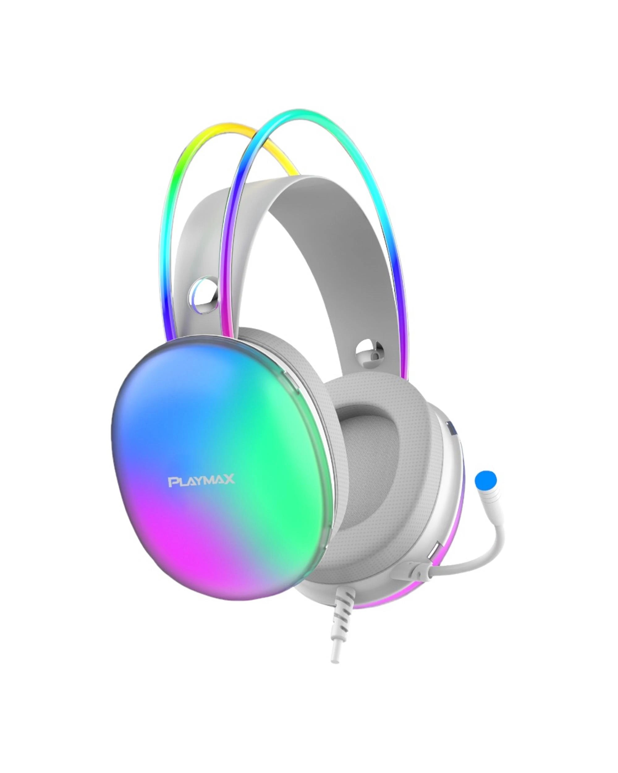 3 Playmax Aurora Universal RGB Gaming Headset, 3 of 4