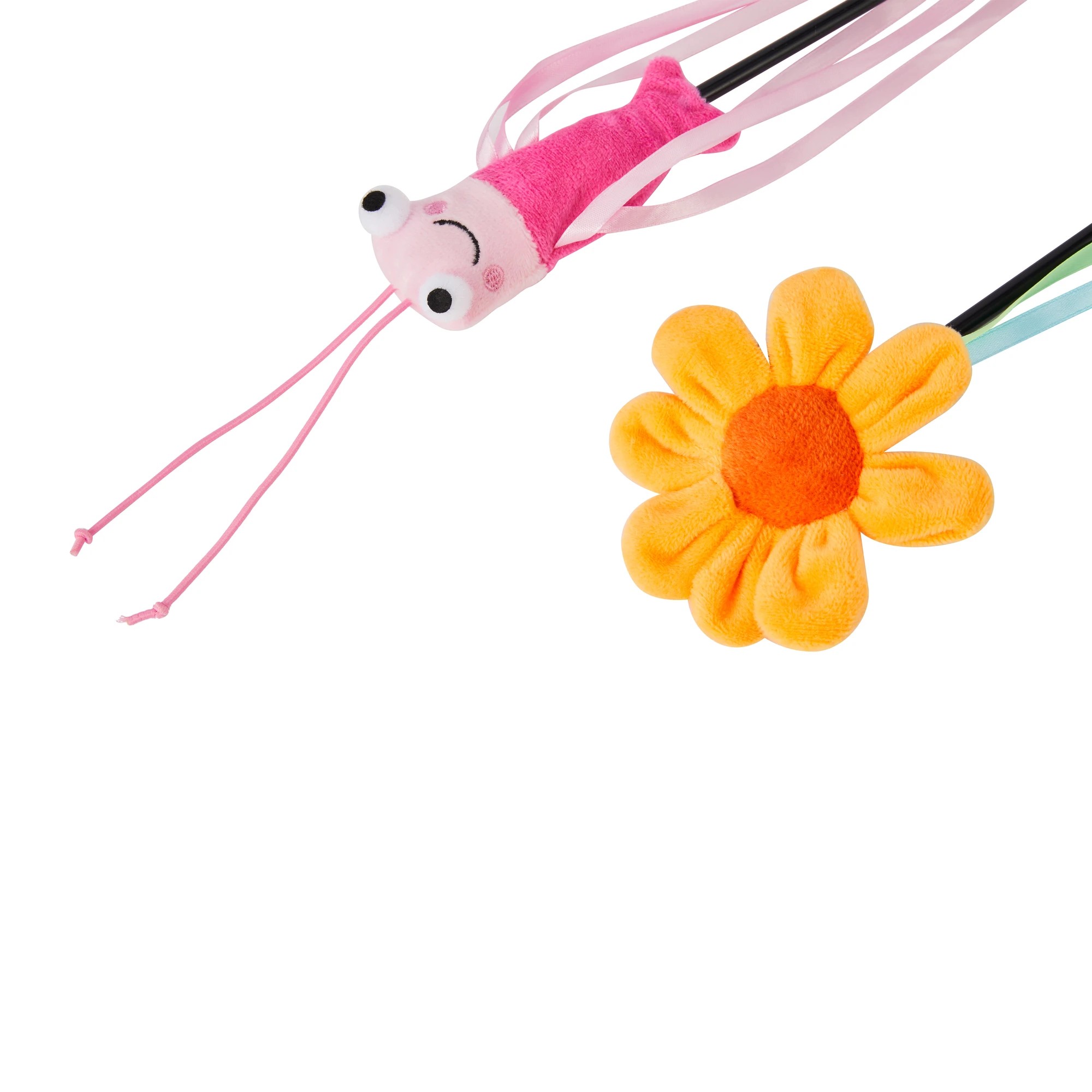 3 Cat Toy Bending Teaser Wand - Assorted, 3 of 6