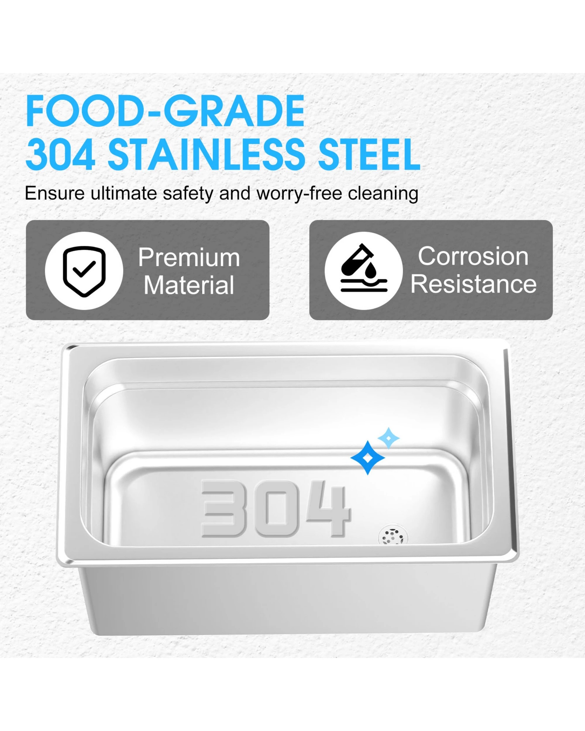 6 ADVWIN 6.5L Ultrasonic Jewellery Cleaner Machine, 42kHz, SUS 304, for Eyeglasses, Earrings, Rings, Necklaces, Dentures, 6 of 7