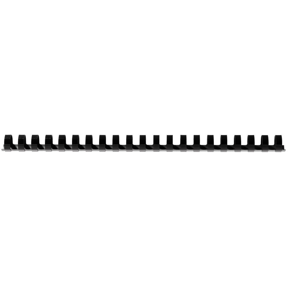 3 GBC Binding Comb 21 Loop Plastic 16mm Black 100 Pack, 3 of 3