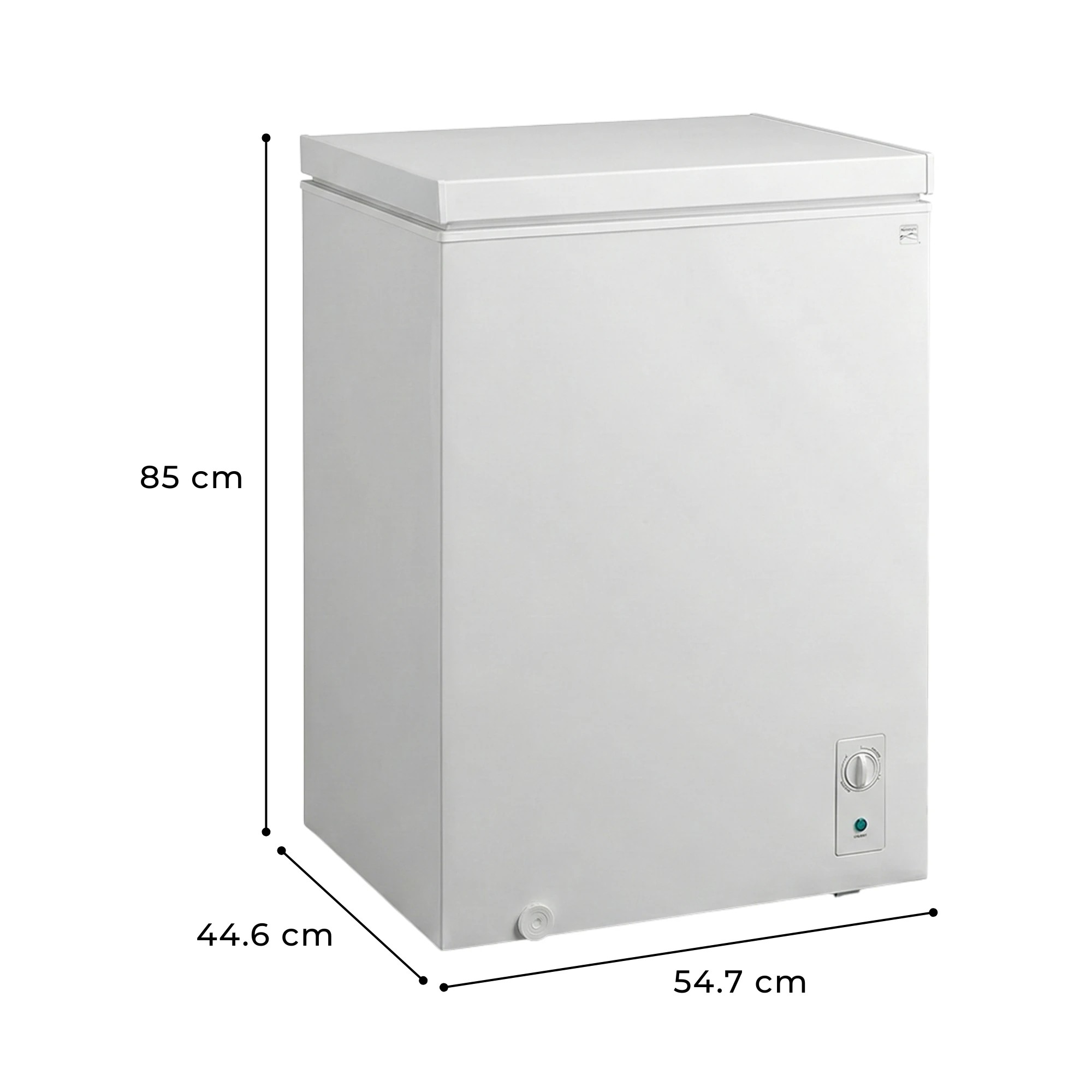 7 Kenmore Chest Freezer 99L 5 Star Fridge Mode - White, 7 of 7
