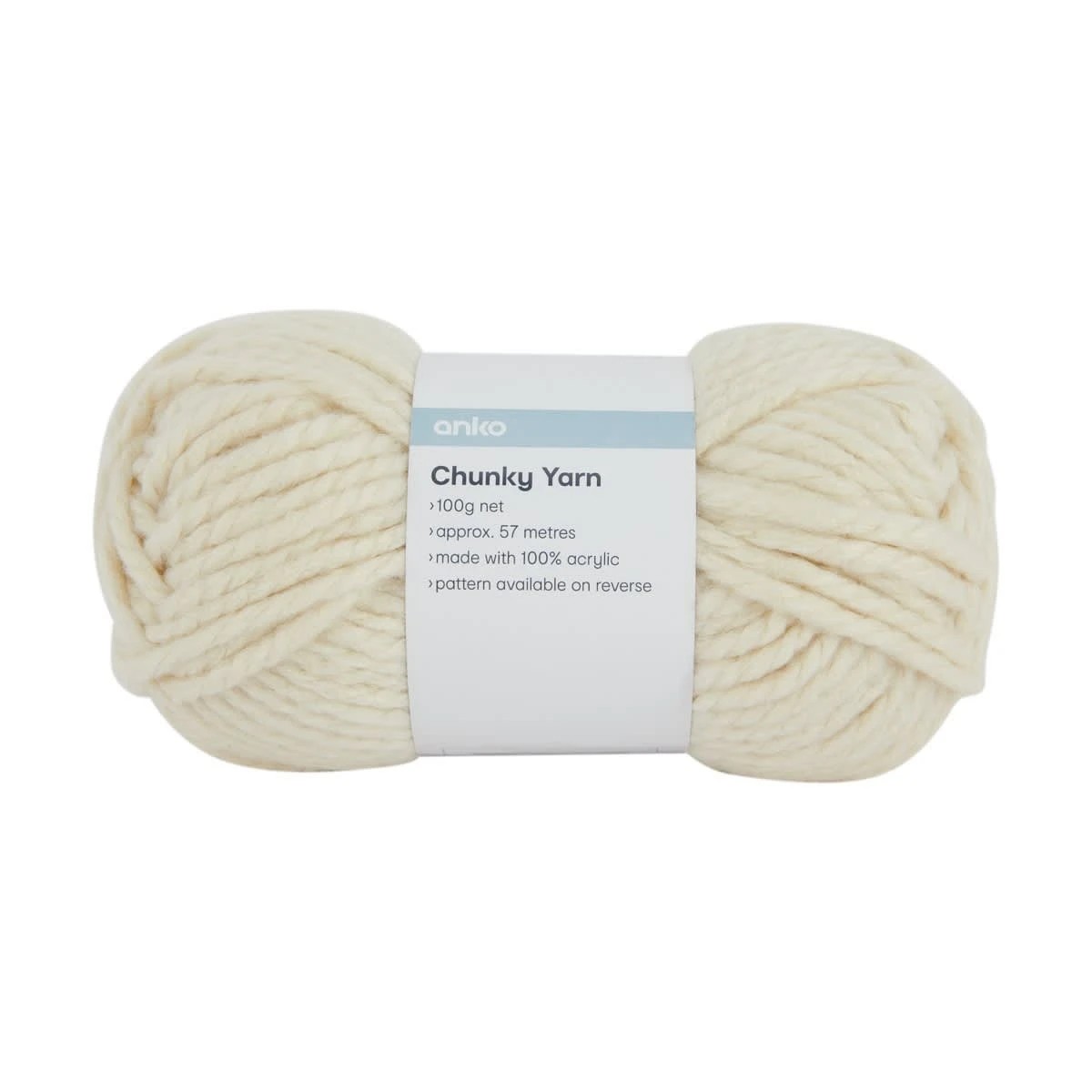 1 Chunky Yarn - Natural, 1 of 3