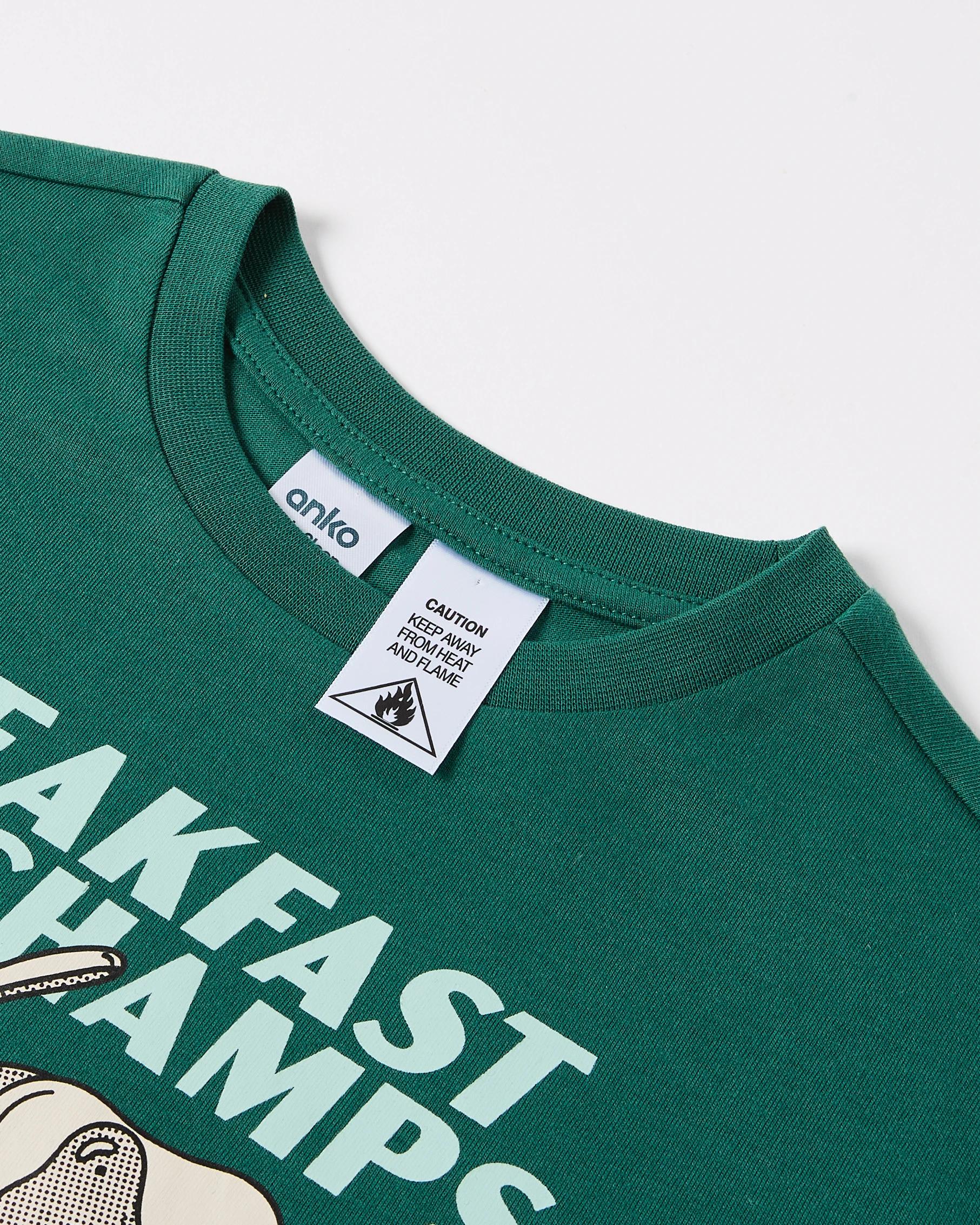 9 Jersey Pyjama Set Grn Food, 9 of 10