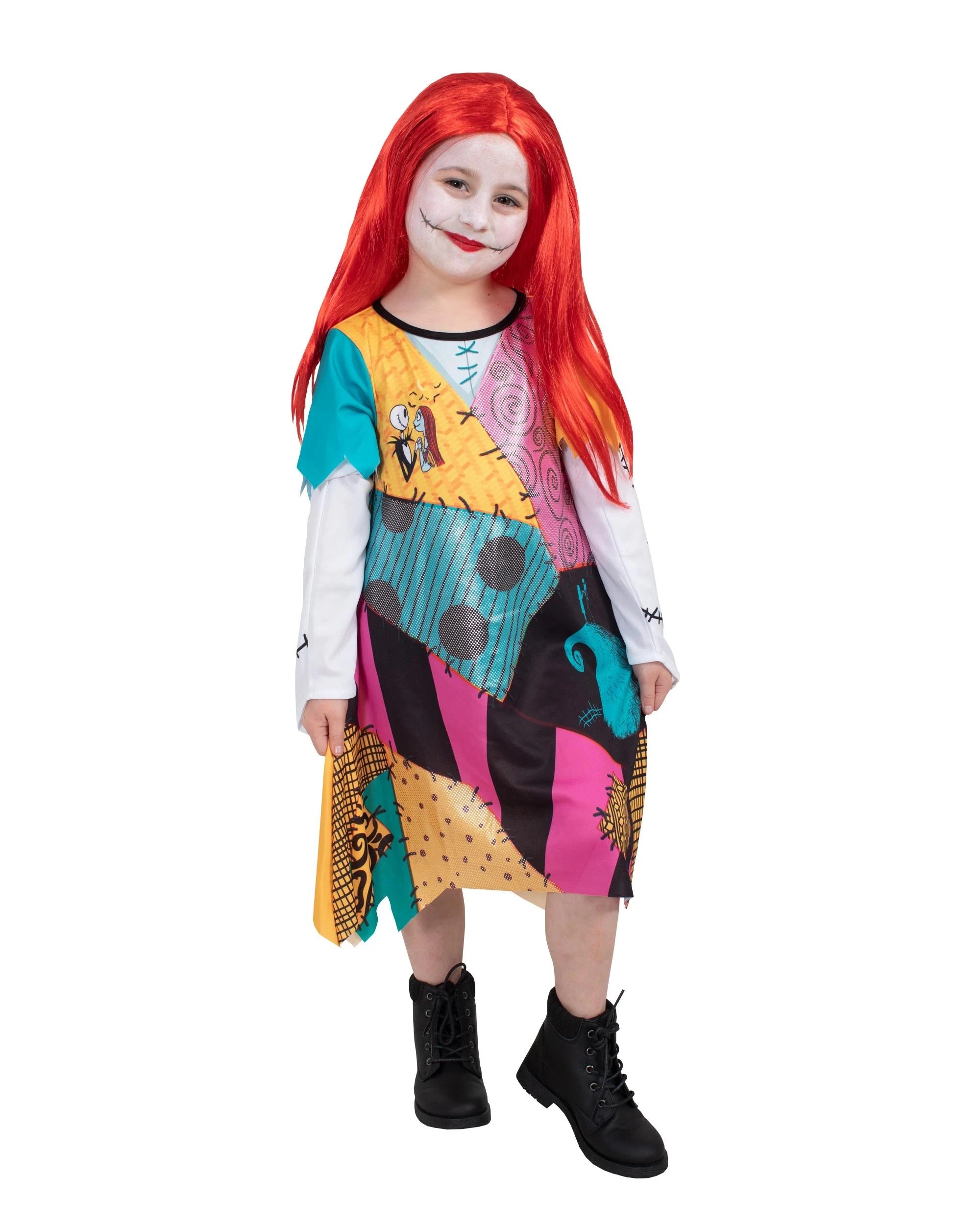 3 The Nightmare Before Christmas - Sally Deluxe Kids Costume Size 6-8yrs - Multi, 3 of 4