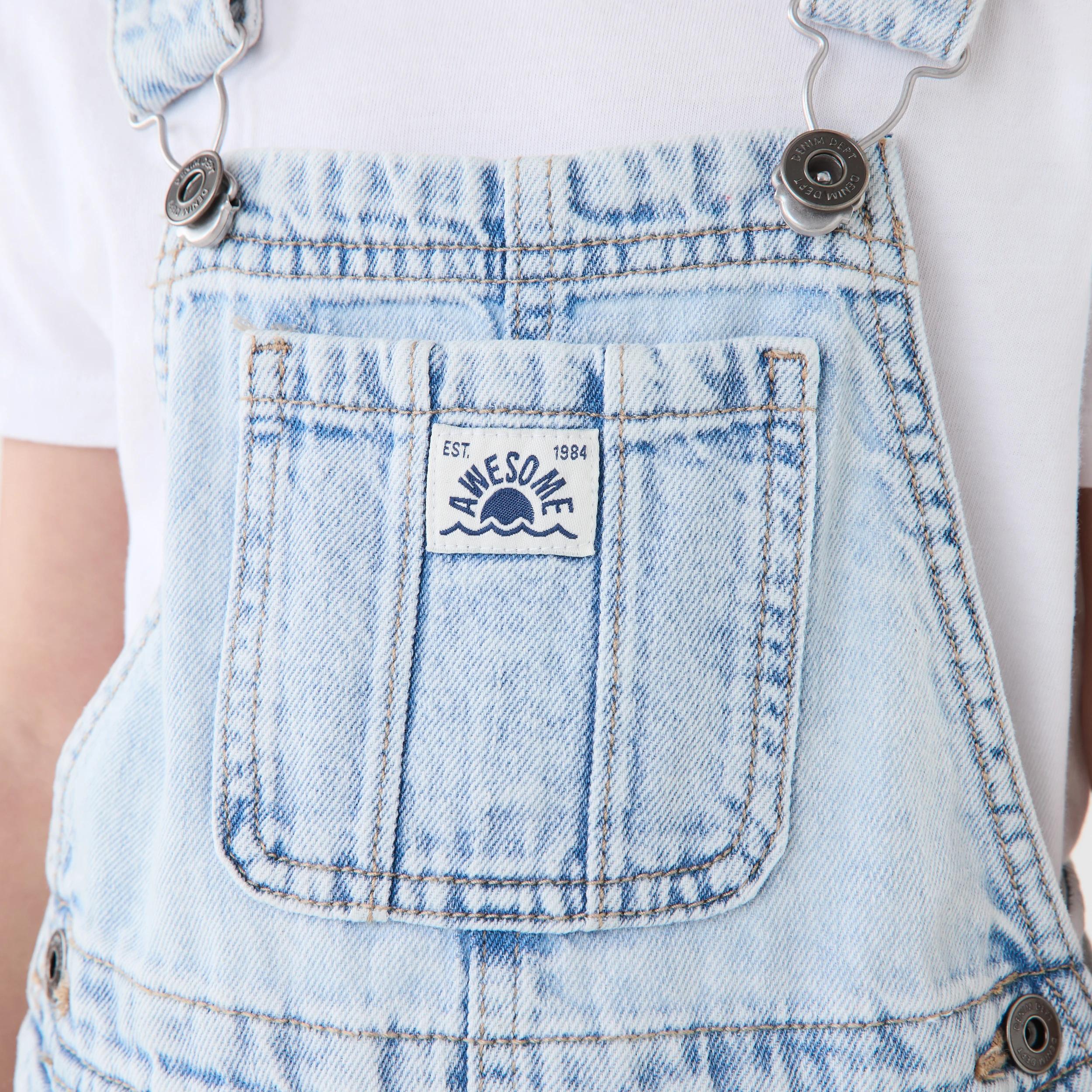 5 Denim Overalls Bleach Blu, 5 of 8