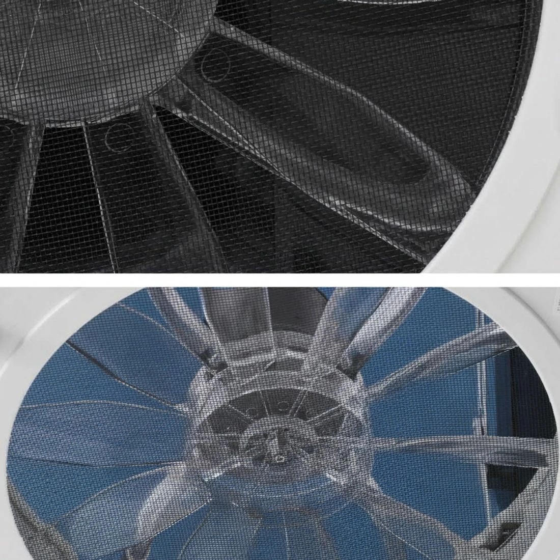 2 Weisshorn Caravan Air Vent Roof Hatch 12V Shower Fan Reversible Airlfow Rainy Use Camper - Multi, 2 of 5